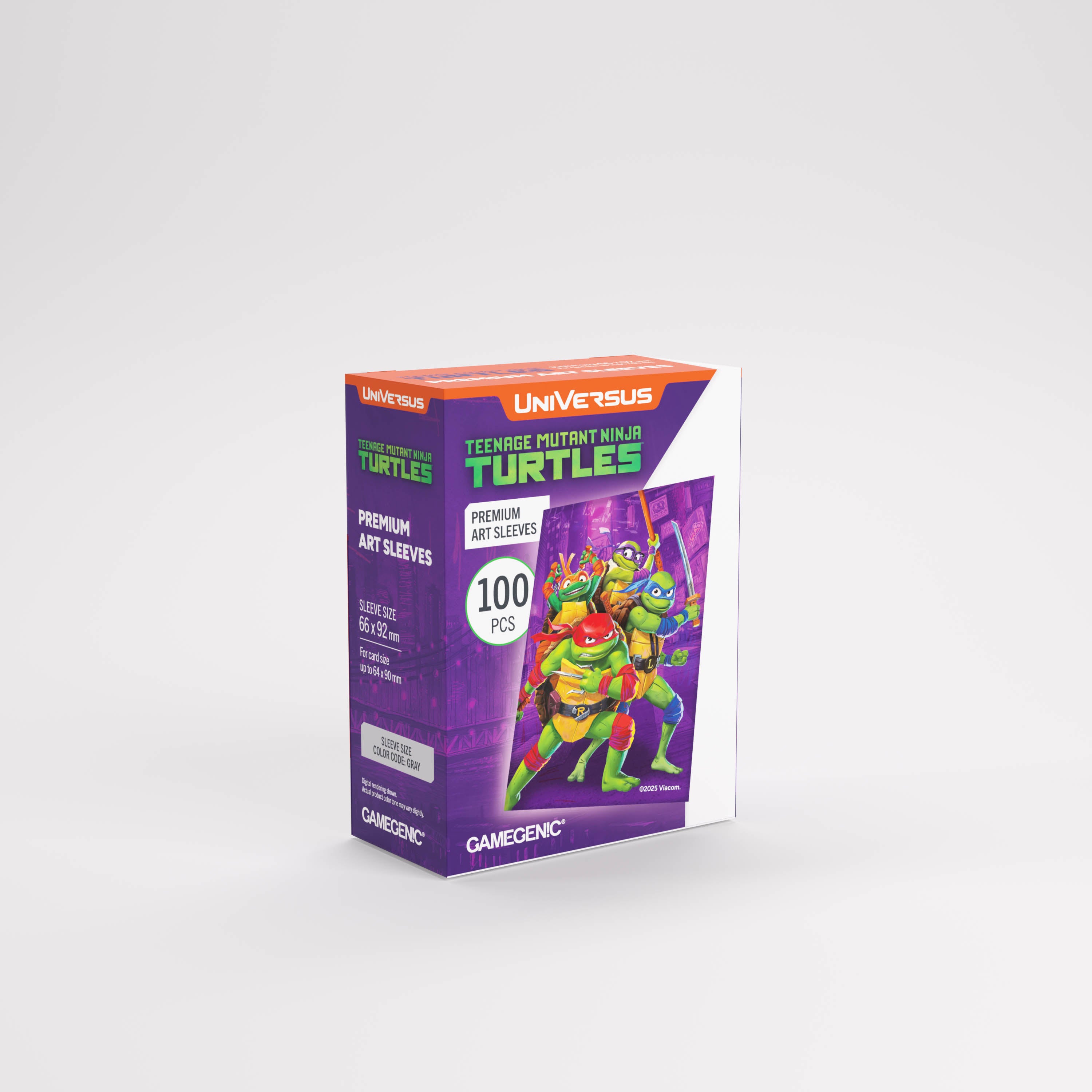 TEENAGE MUTANT NINJA TURTLES GAMEGENIC PREMIUM ART SLEEVES 10CT DISPLAY | 810155272906