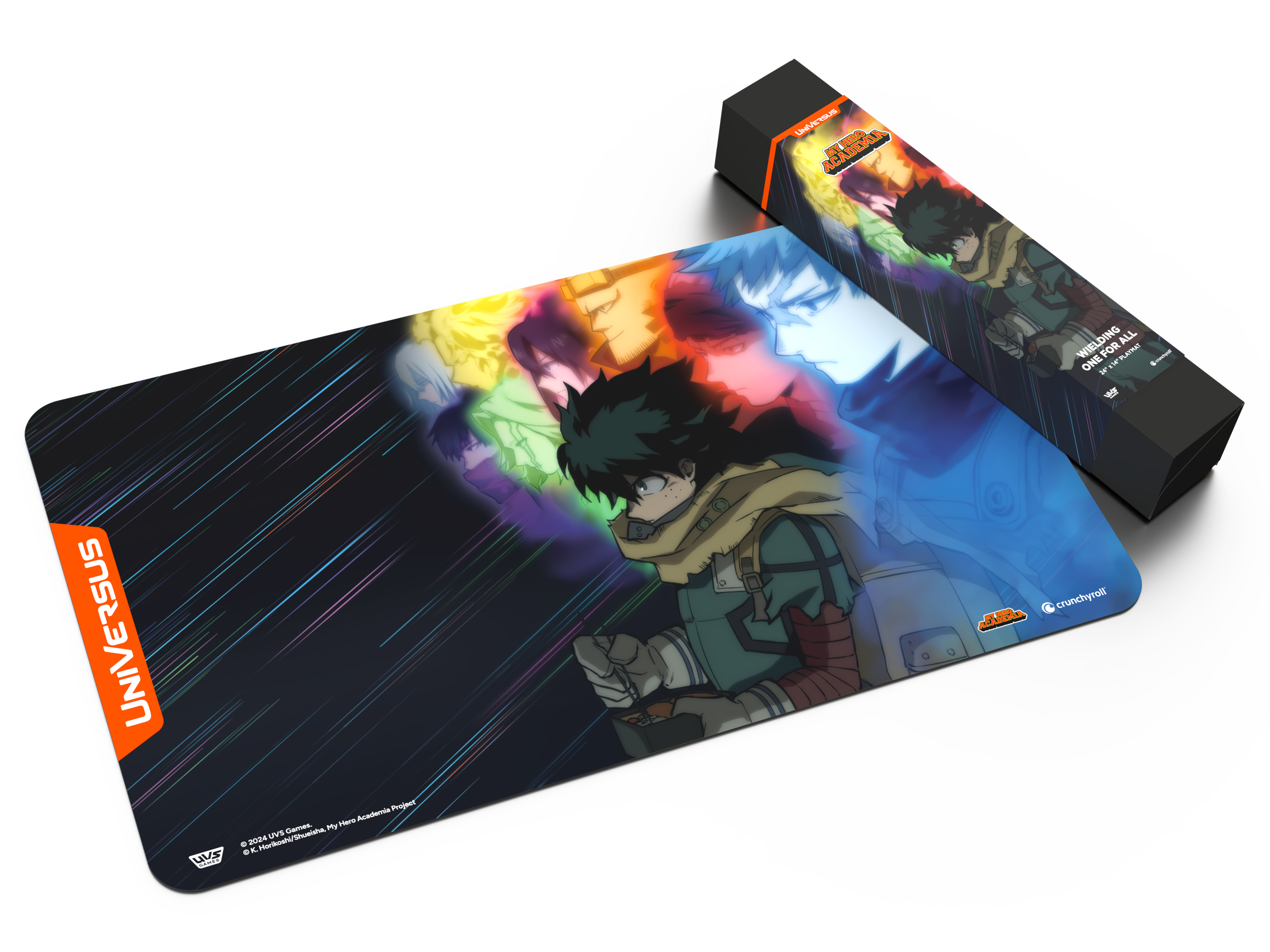 UniVersus CCG: My Hero Academia Dark Hero Arc Challenger Series- Wielding One for All Playmat | 810155271251