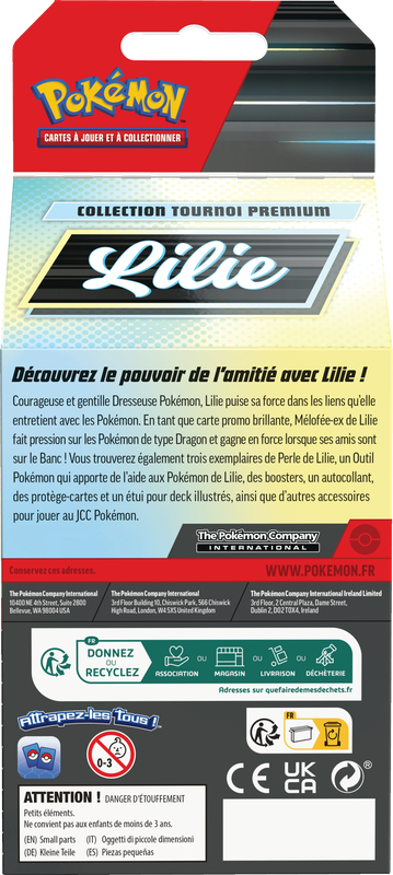 POKEMON FRENCH LILLIE PREMIUM TOURNAMENT COLLECTION (24) | 196214109049