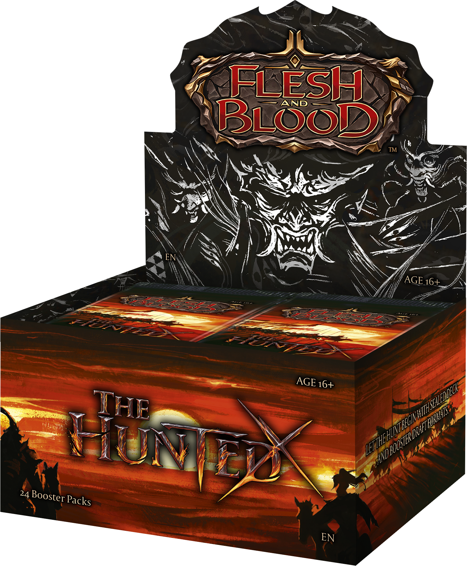 Flesh and Blood TCG: The Hunted Booster Display | 9421037053073