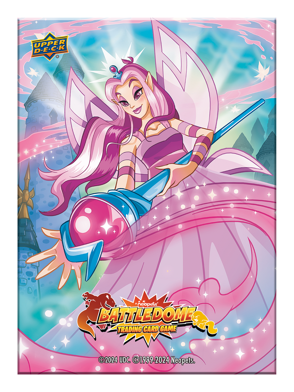NEOPETS BATTLEDOME TCG CARD SLEEVES FYORA 65CT (100) | 053334801645