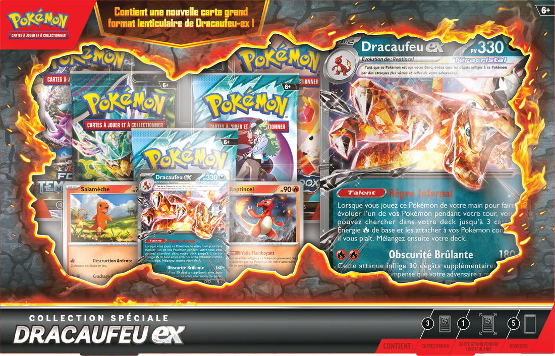 POKEMON FRENCH CHARIZARD EX SPECIAL COLLECTION (6) | 196214109186