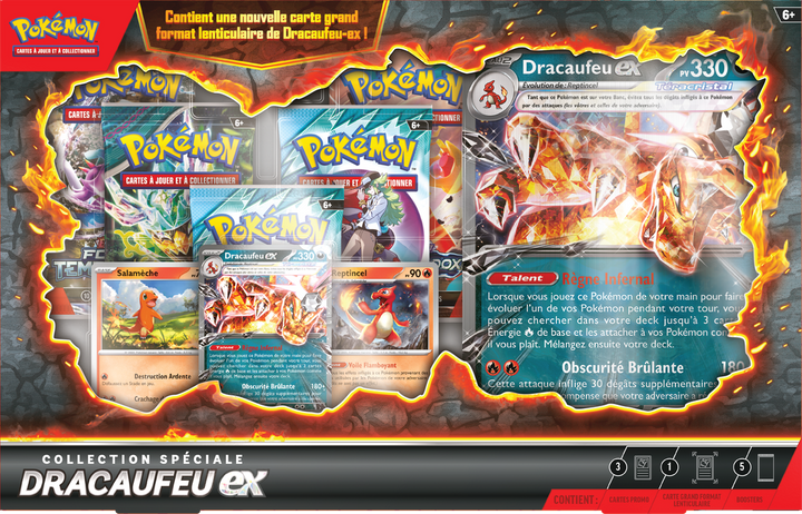 POKEMON FRENCH CHARIZARD EX SPECIAL COLLECTION (6) | 196214109186