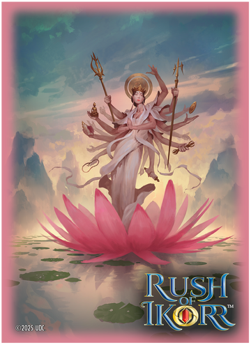 RUSH OF IKORR CG TEXTURED CARD SLEEVES THOUSAND ARMED KANNON 65CT | 053334096775