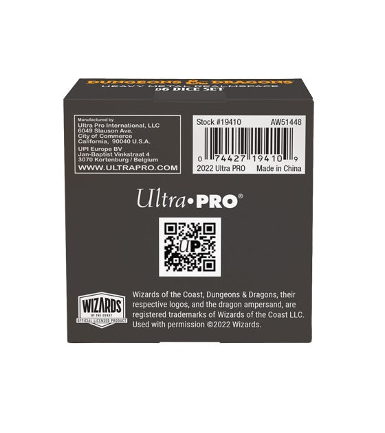 UP DICE HEAVY METAL DND D6 REALMSPACE | 074427194109
