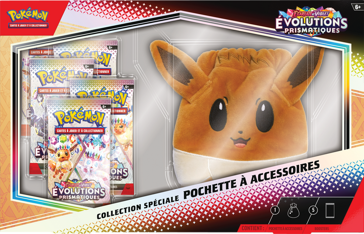 POKEMON FRENCH SV8.5 PRISMATIC EVOLUTIONS ACCESSORY POUCH SPECIAL COLLECTION | 196214106024