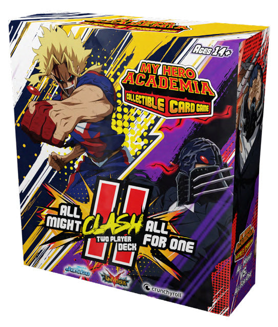 UniVersus CCG: Set 4- My Hero Academia League of Villains 2-Player Clash Decks- All Might/All for One | 850034738208