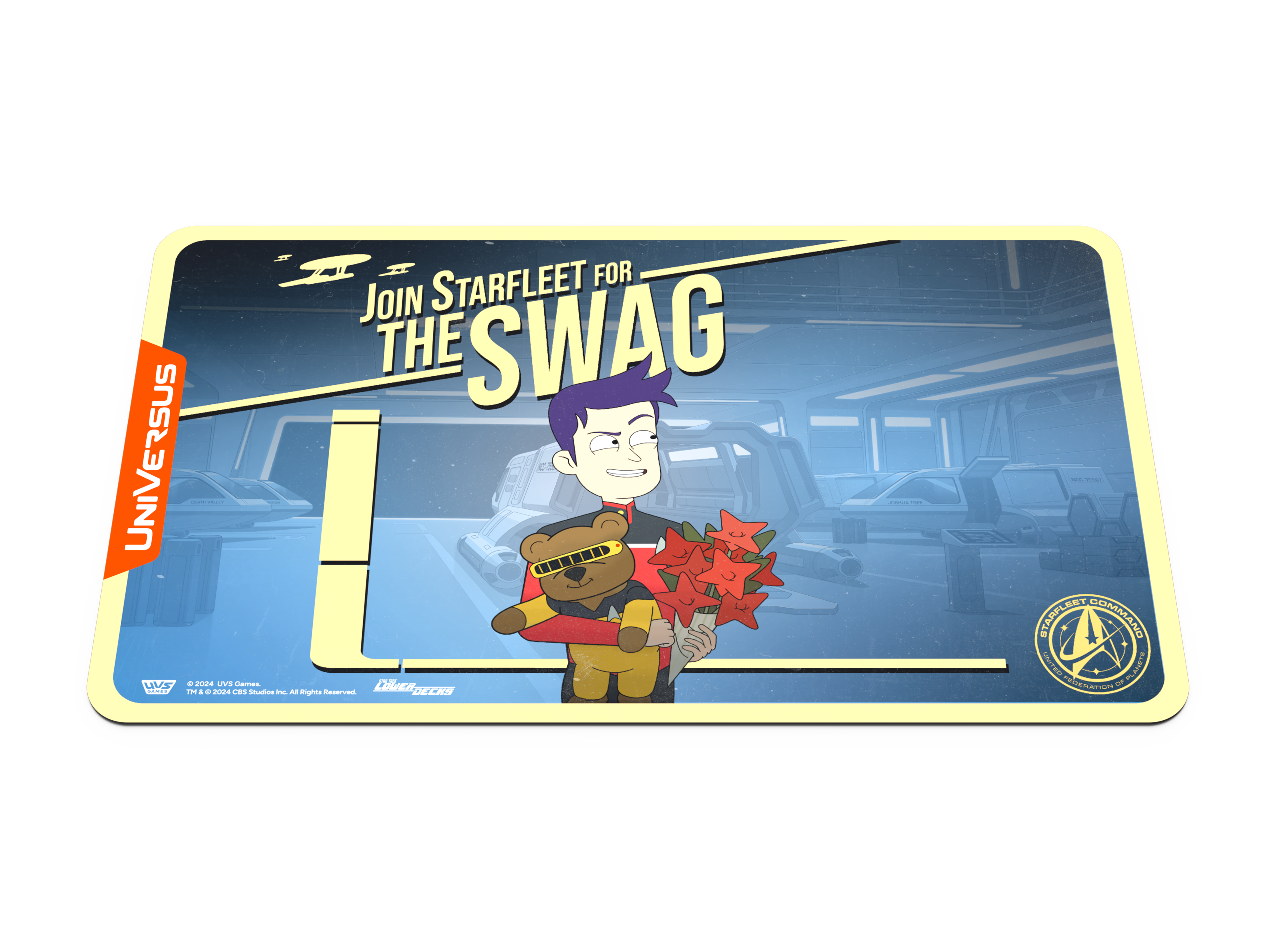 Universus CCG: Star Trek Lower Decks Challenger Series- Boimler Playmat | 810155271947