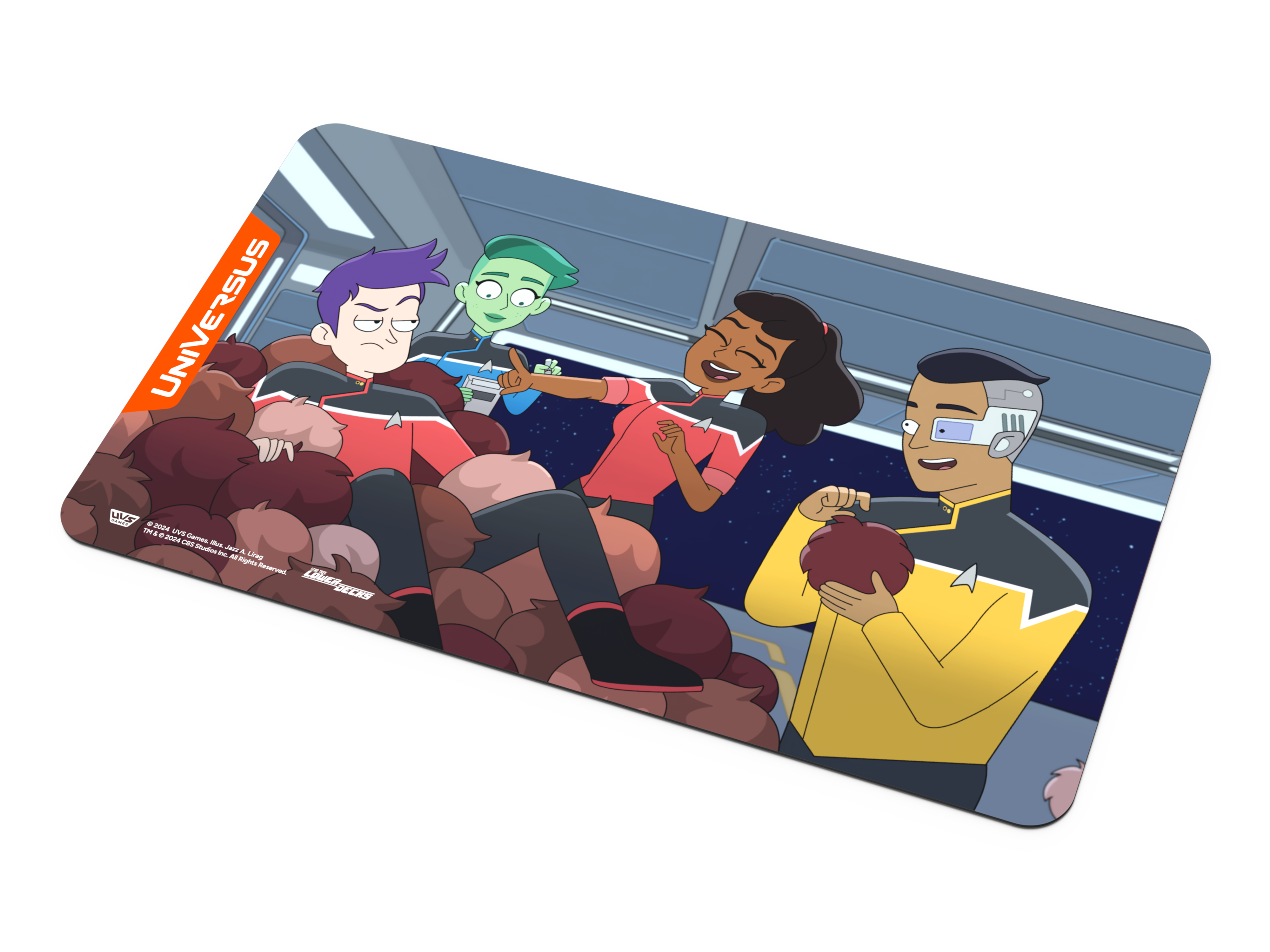 Universus CCG: Star Trek Lower Decks Challenger Series- Tribbles Playmat | 810155271909