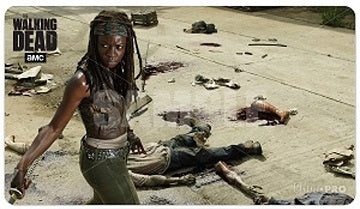 UP PLAYMAT THE WALKING DEAD: MICHONNE | 074427850647