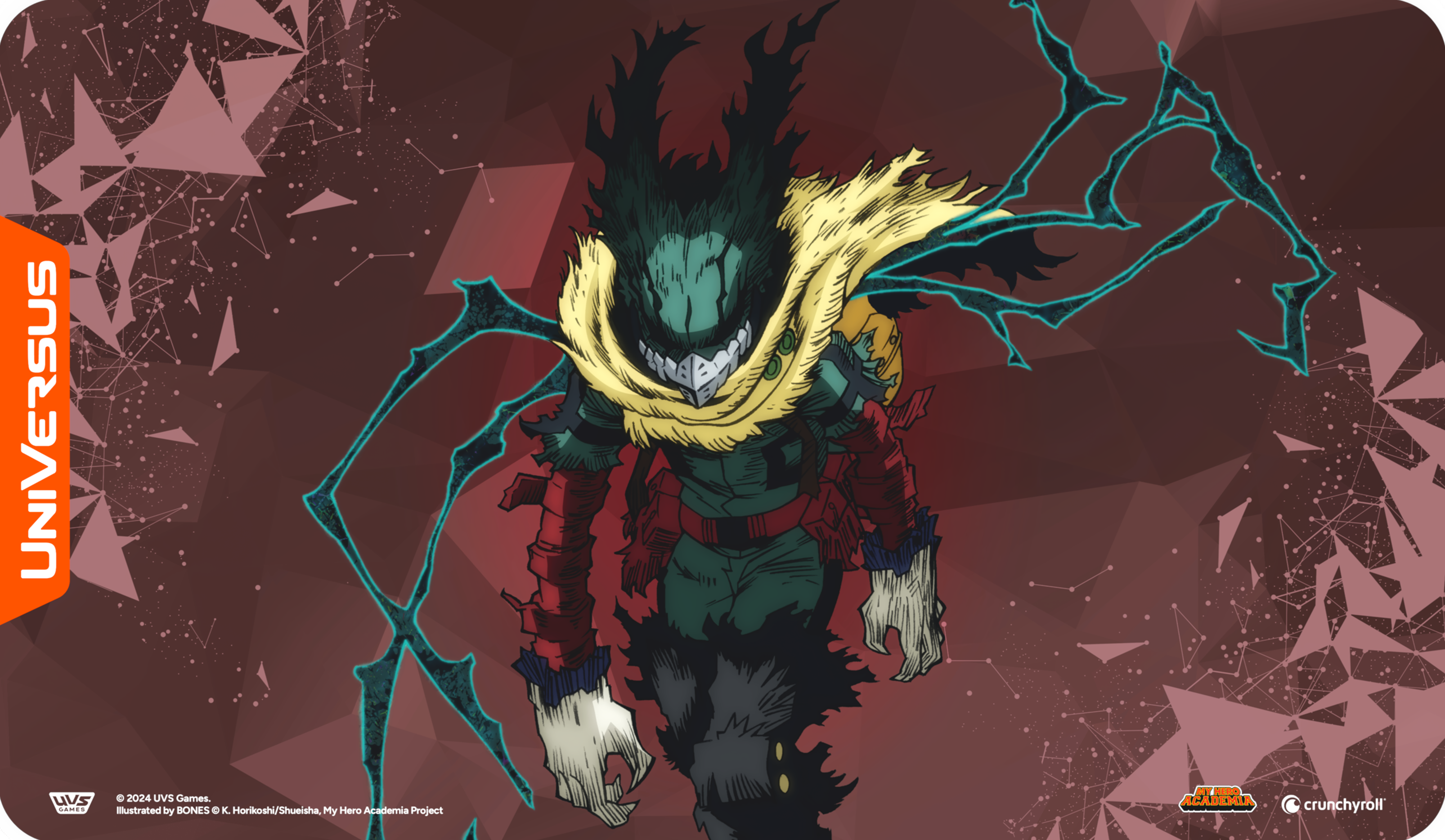 UniVersus CCG: My Hero Academia Dark Hero Arc Challenger Series- Dark Hero Deku Playmat | 810155271268