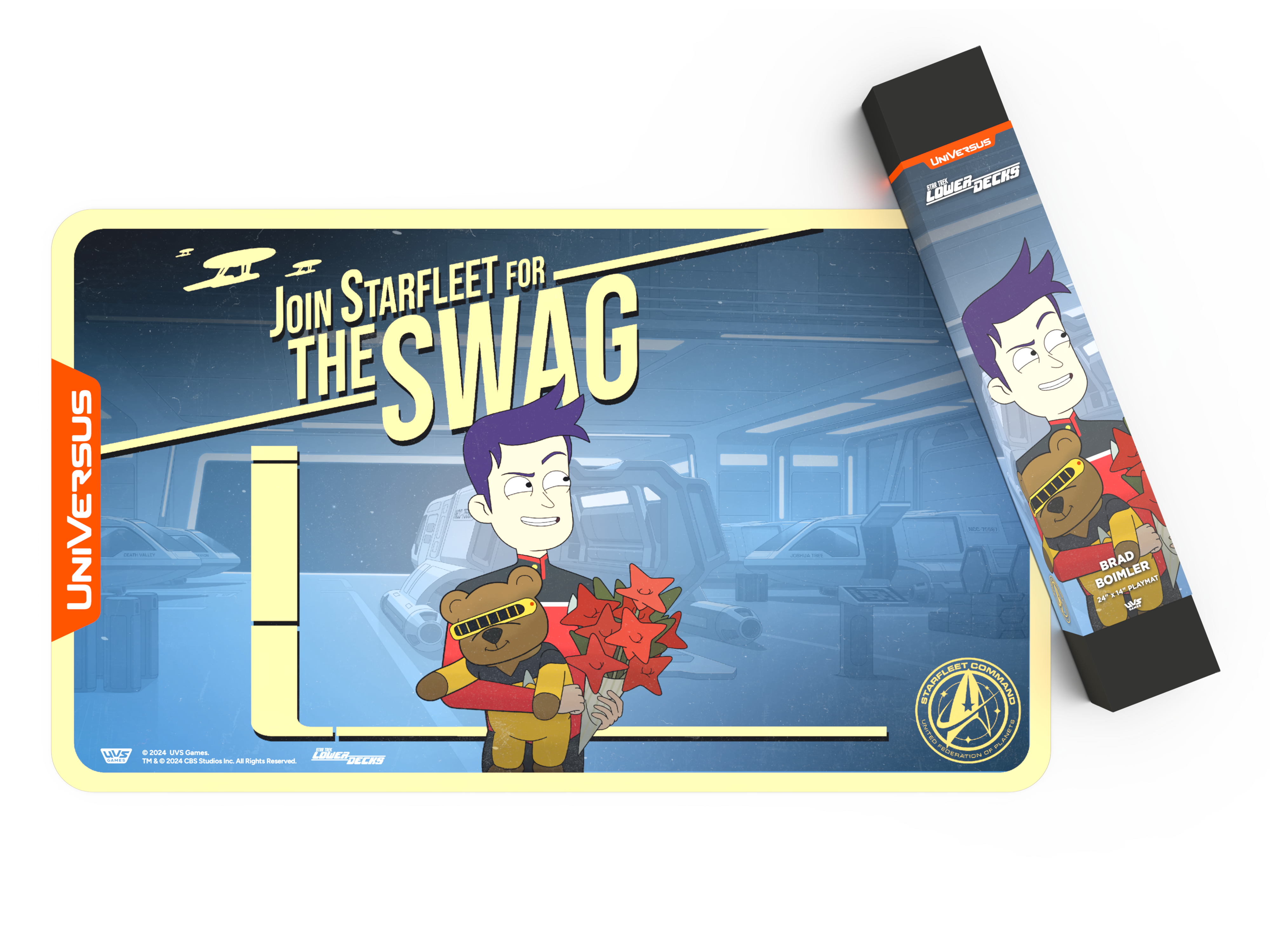 Universus CCG: Star Trek Lower Decks Challenger Series- Boimler Playmat | 810155271947