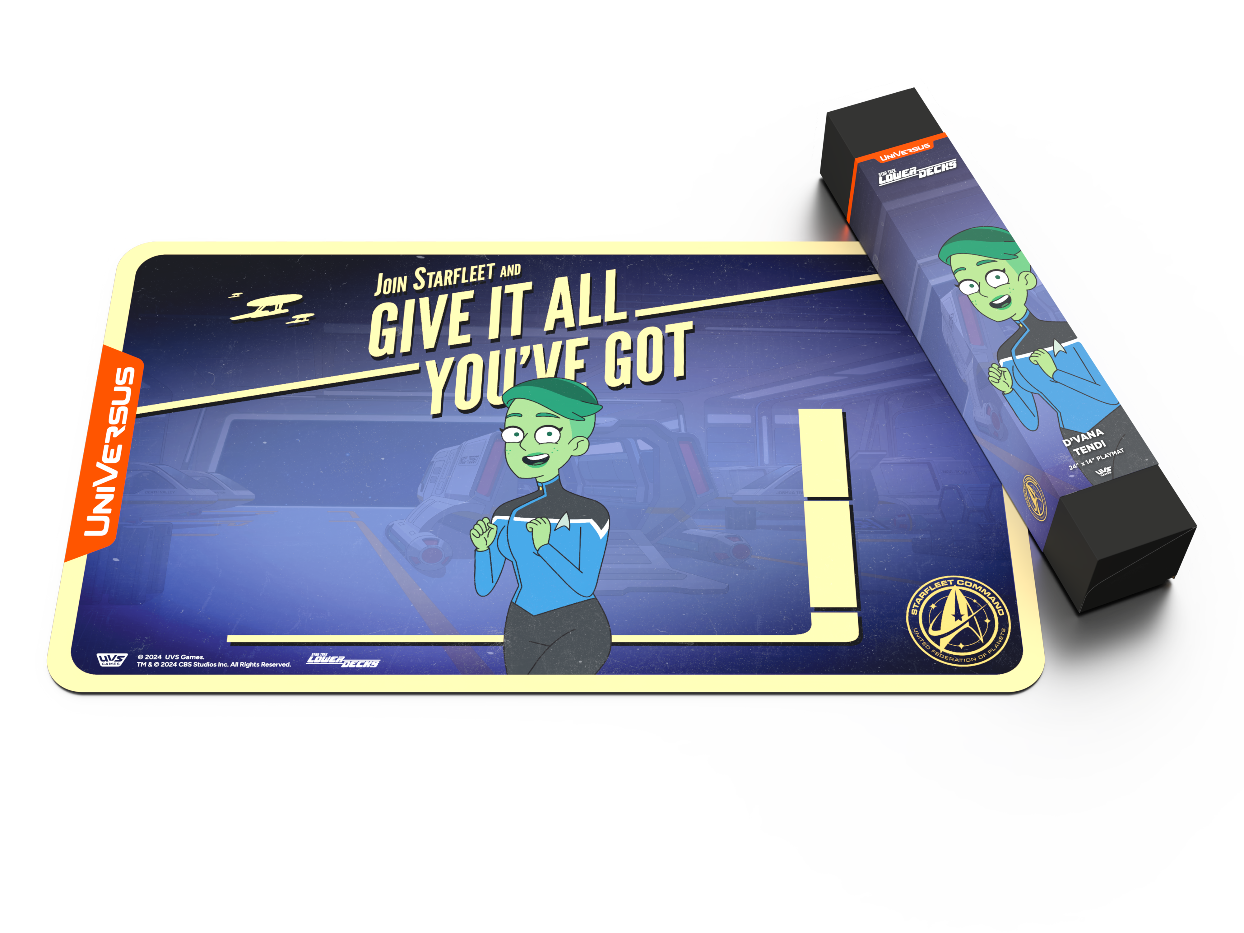 Universus CCG: Star Trek Lower Decks Challenger Series- Tendi Playmat | 810155271954