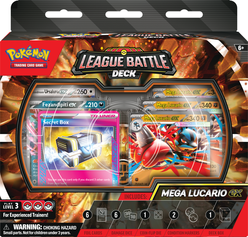 POKEMON LEAGUE BATTLE DECK MEGA LUCARIO EX | 196214135079