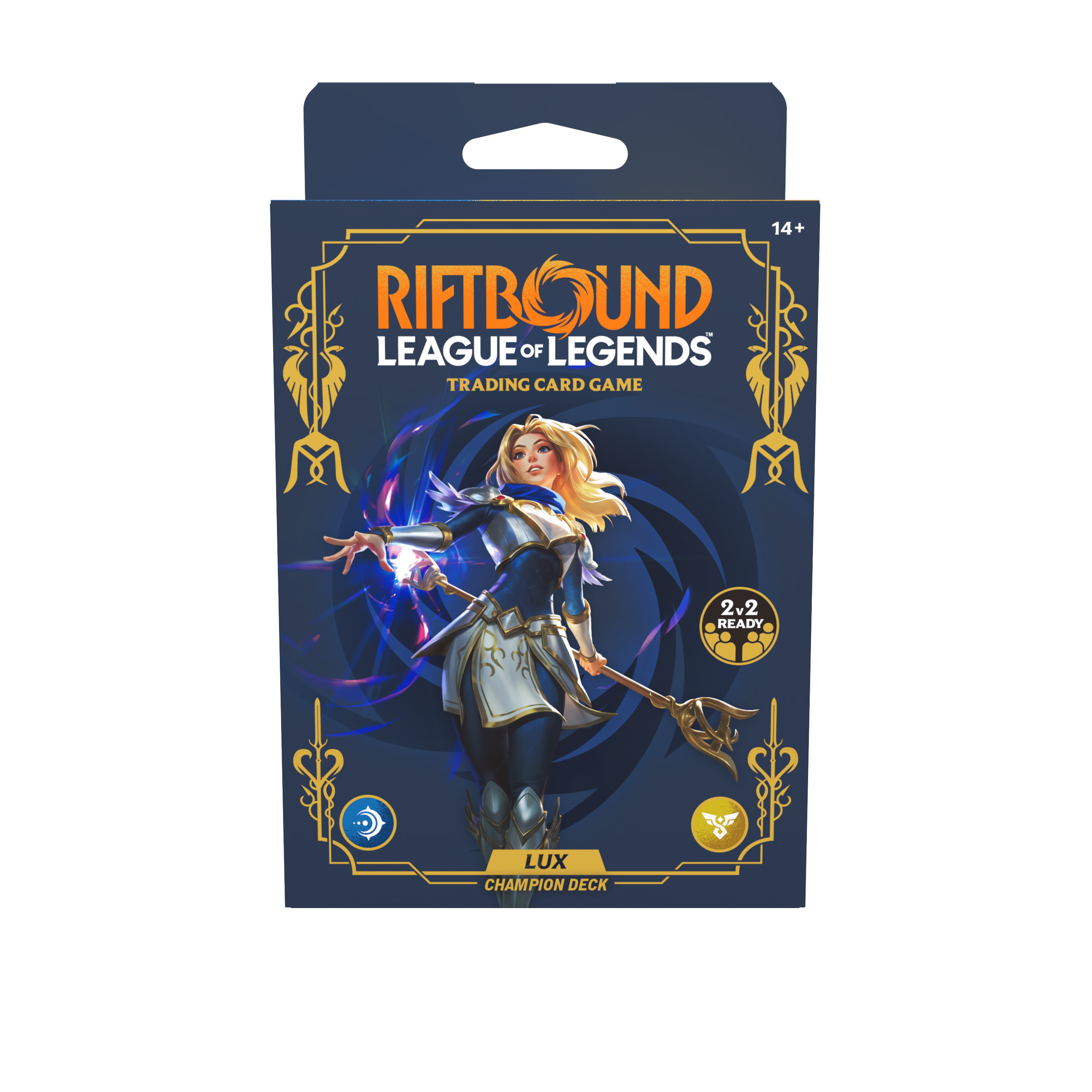 RIFTBOUND LEAGUE OF LEGENDS TCG LEGACY CHAMPION DECK 4CT DISPLAY