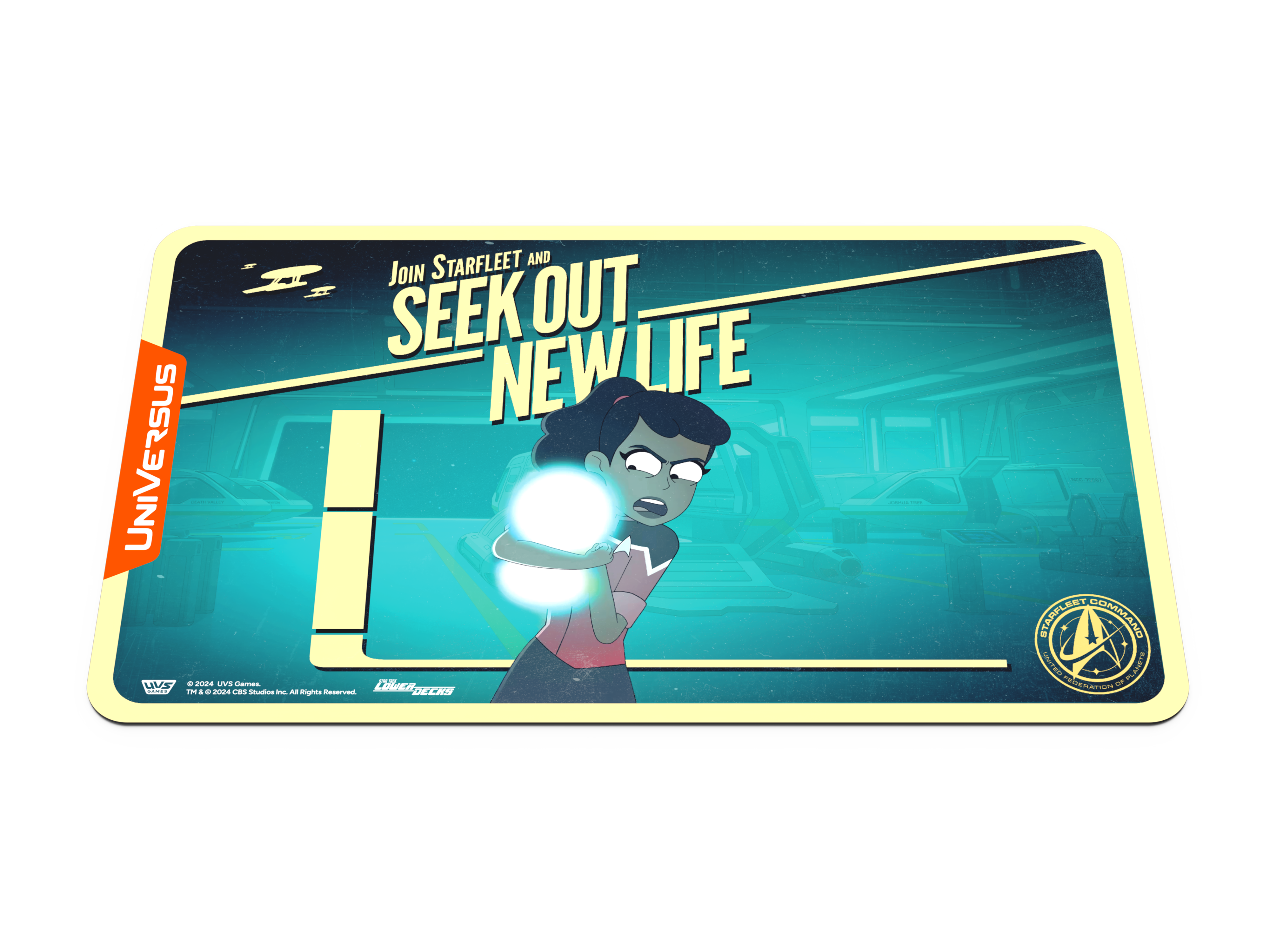 Universus CCG: Star Trek Lower Decks Challenger Series- Mariner Playmat | 810155271916