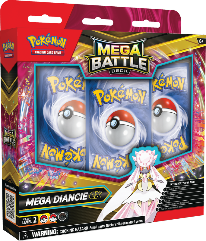 POKEMON MEGA BATTLE DECKS GENGAR EX/ DIANCIE EX | 196214119253