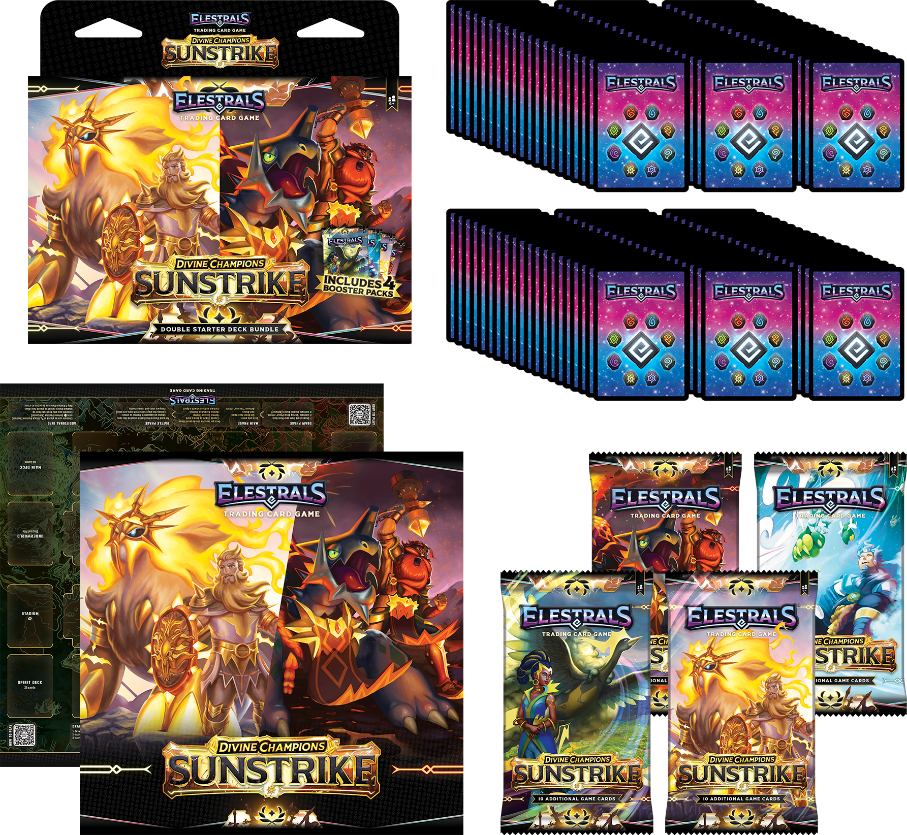 ELESTRALS SUNSTRIKE ARES VS. HEPHAESTUS DOUBLE STARTER DECK | 810148653033