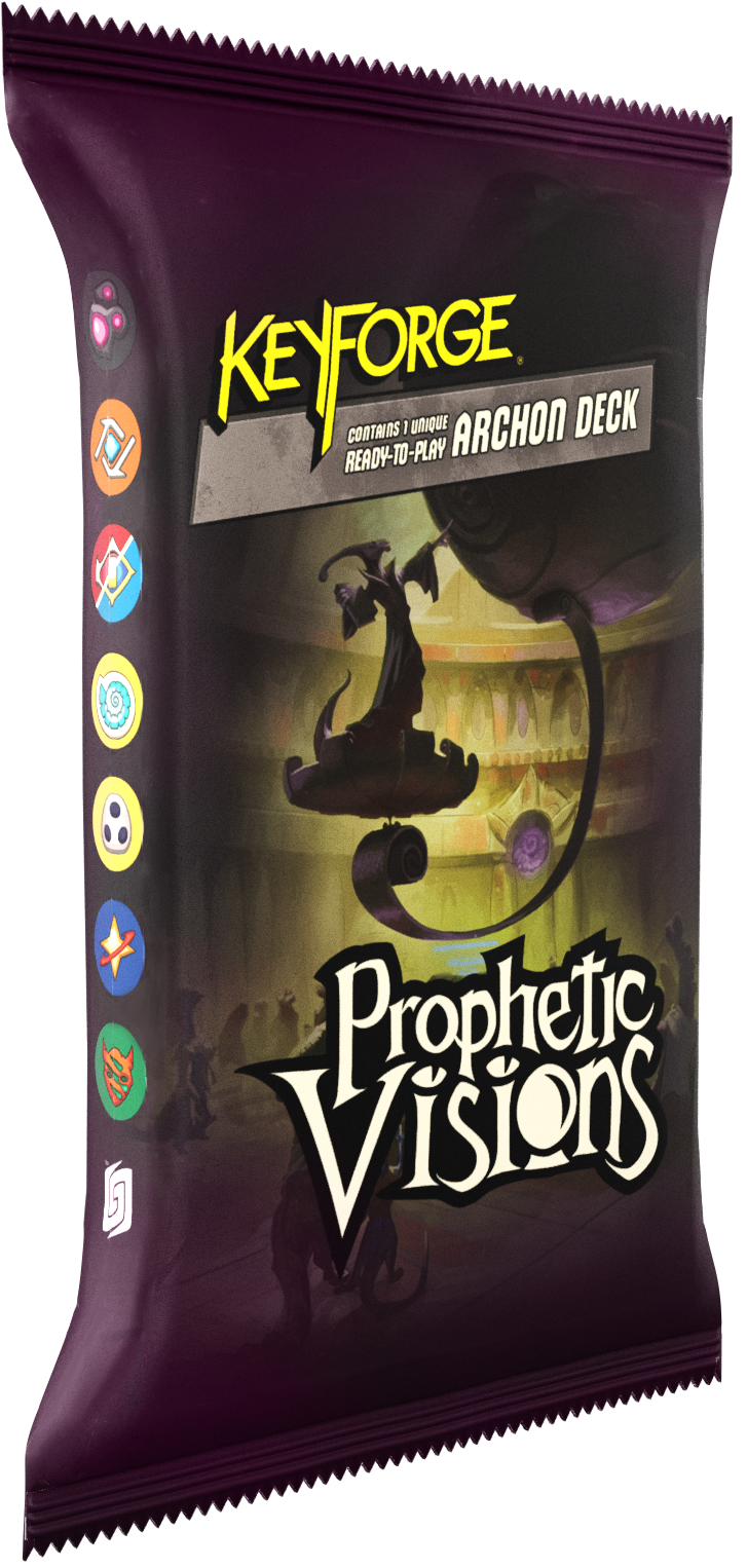 KEYFORGE PROPHETIC VISIONS ARCHON DECK 12CT DISPLAY | 810165820012