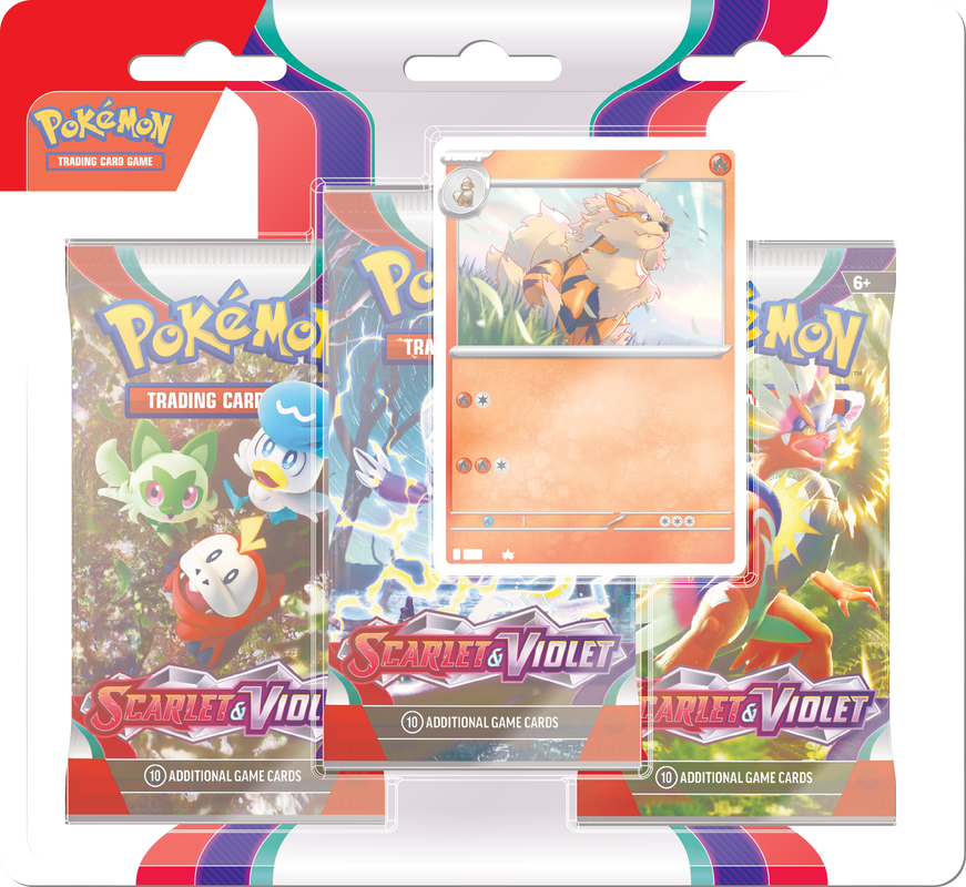 POKEMON SV1 SCARLET AND VIOLET 3PK BLISTER | 820650853289