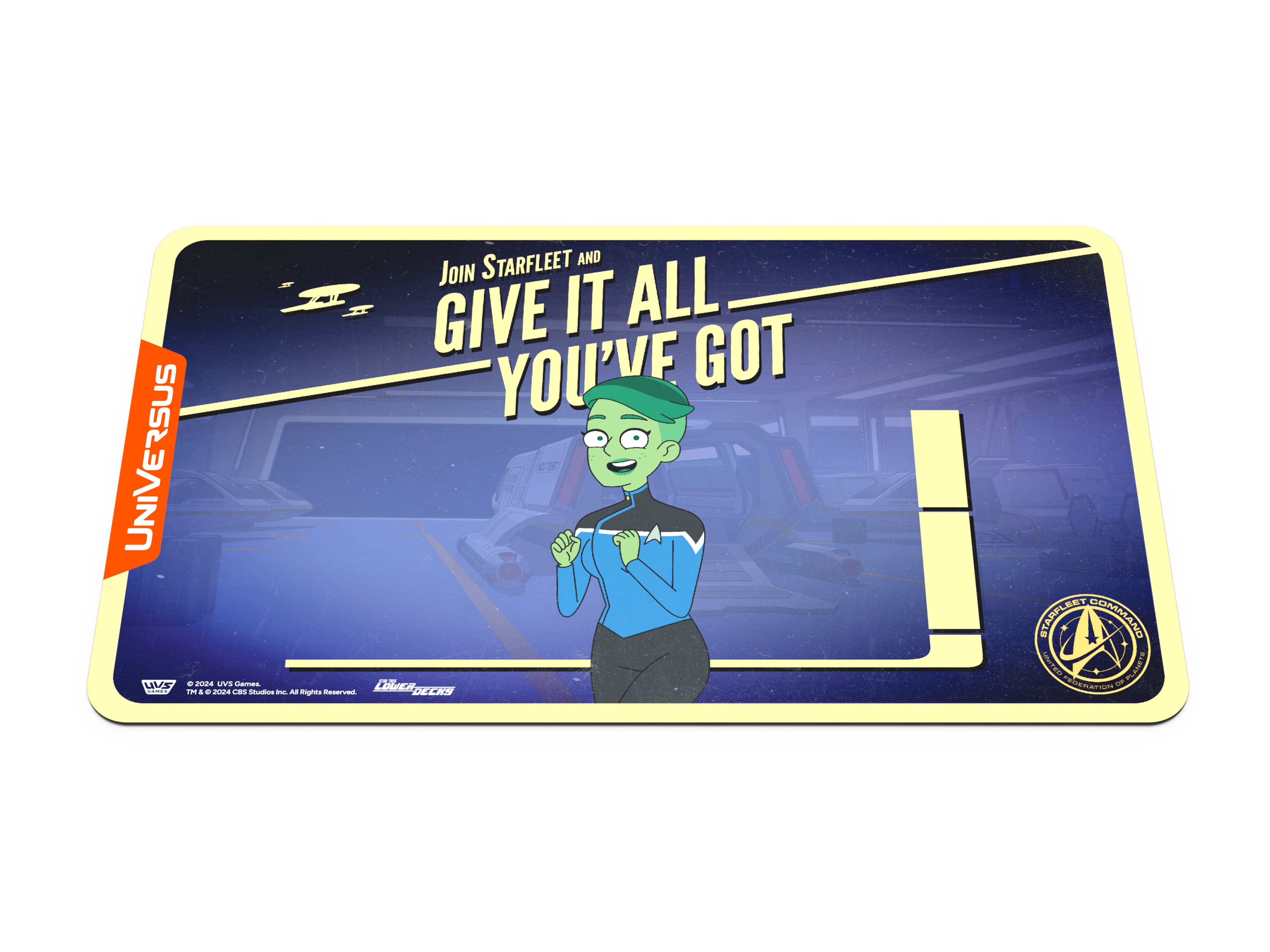 Universus CCG: Star Trek Lower Decks Challenger Series- Tendi Playmat | 810155271954