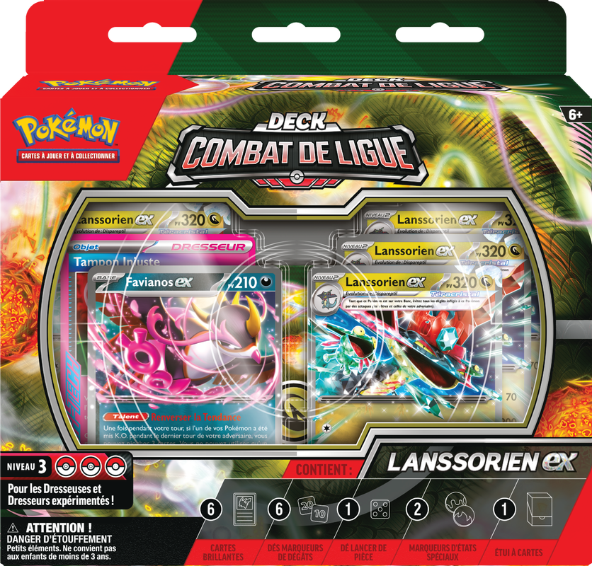 POKEMON FRENCH DRAGAPULT EX LEAGUE BATTLE DECK (6) | 196214108950