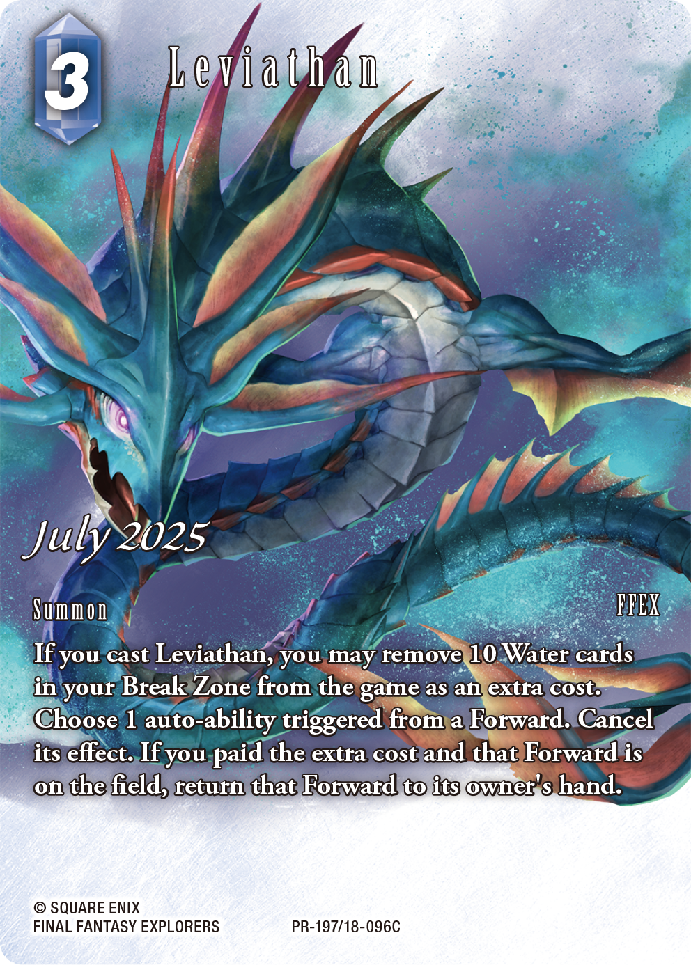 FINAL FANTASY TCG OP PACK JULY 2025 LEVIATHAN | 662248859989