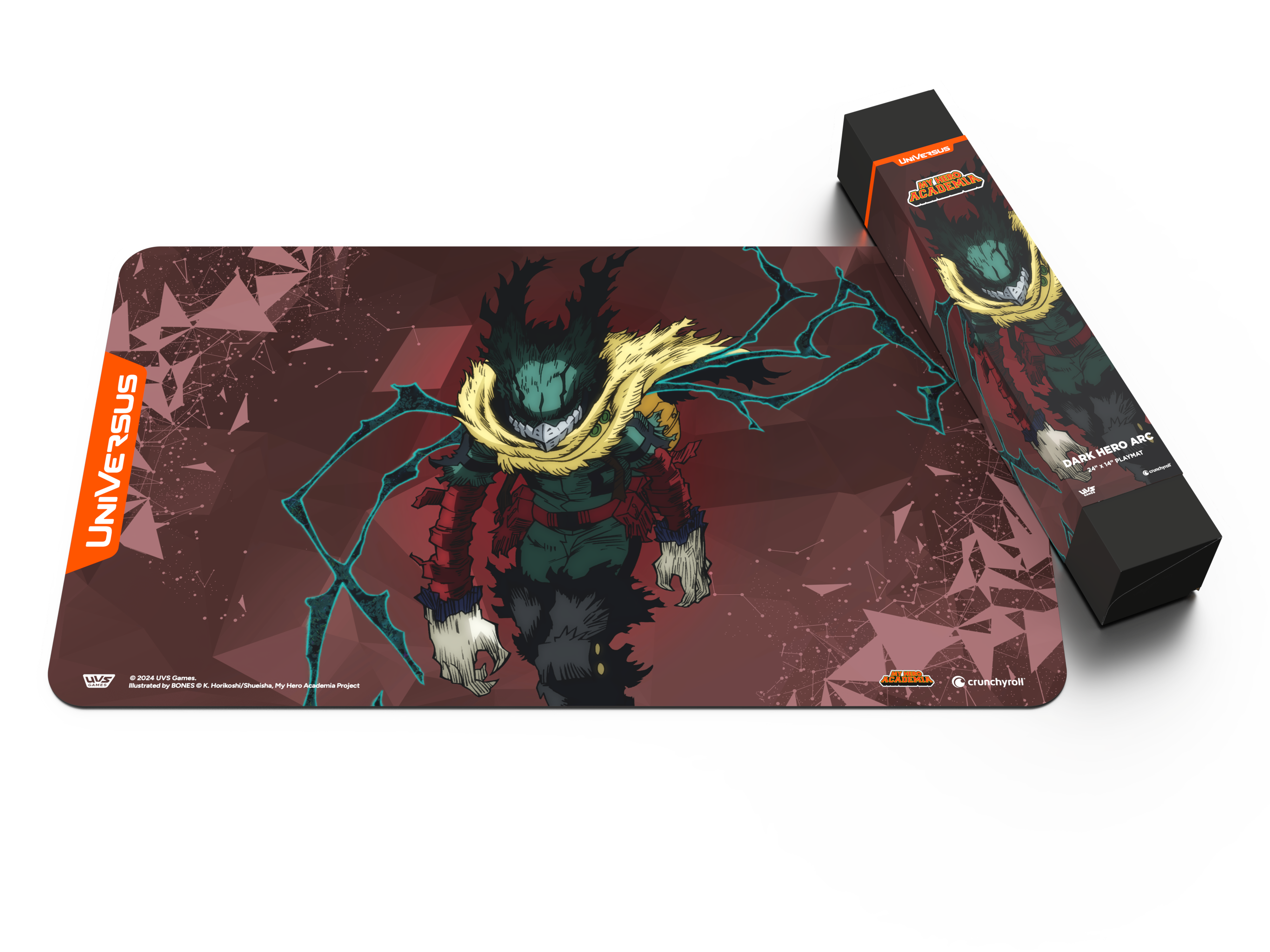 UniVersus CCG: My Hero Academia Dark Hero Arc Challenger Series- Dark Hero Deku Playmat | 810155271268