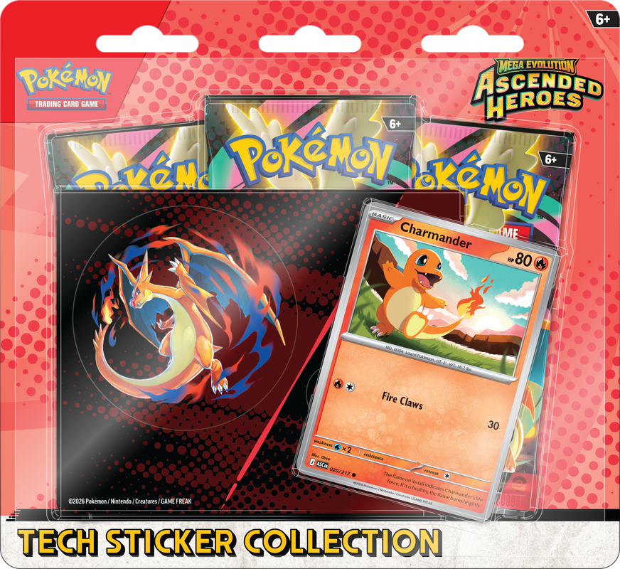 POKEMON ME2.5 ASCENDED HEROES TECH STICKER COLLECTION | 196214141278