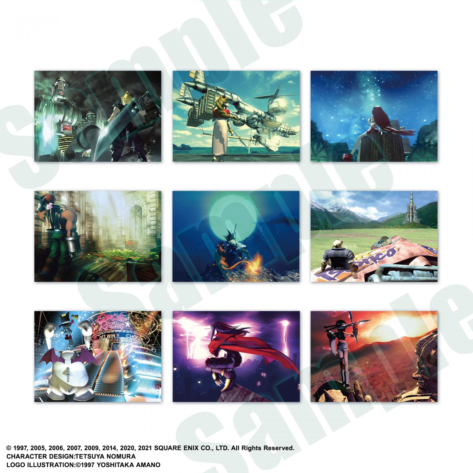 Final Fantasy TCG: Final Fantasy VII Anniversary Art Museum Digital Card Plus Display | 662248843896
