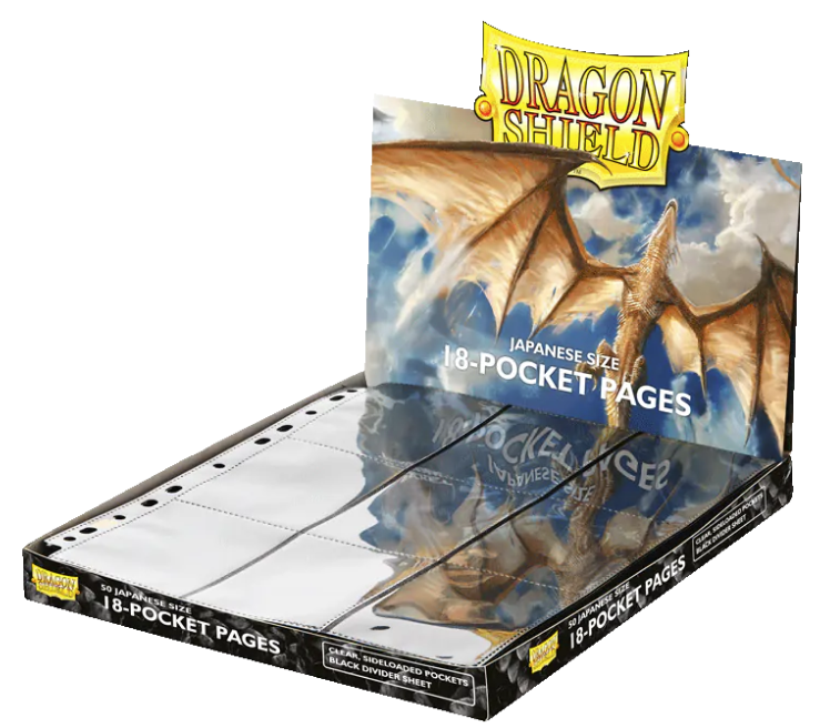 Dragon Shield: 18-Pocket Japanese Size Pages | 5706569103088