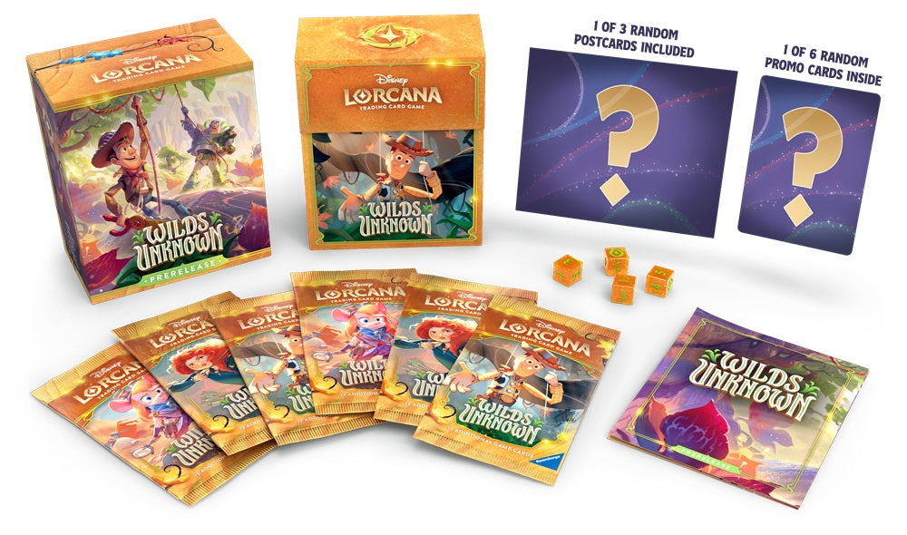 DISNEY LORCANA SET 12 WILDS UNKNOWN PRERELEASE PACK | 4050368900869