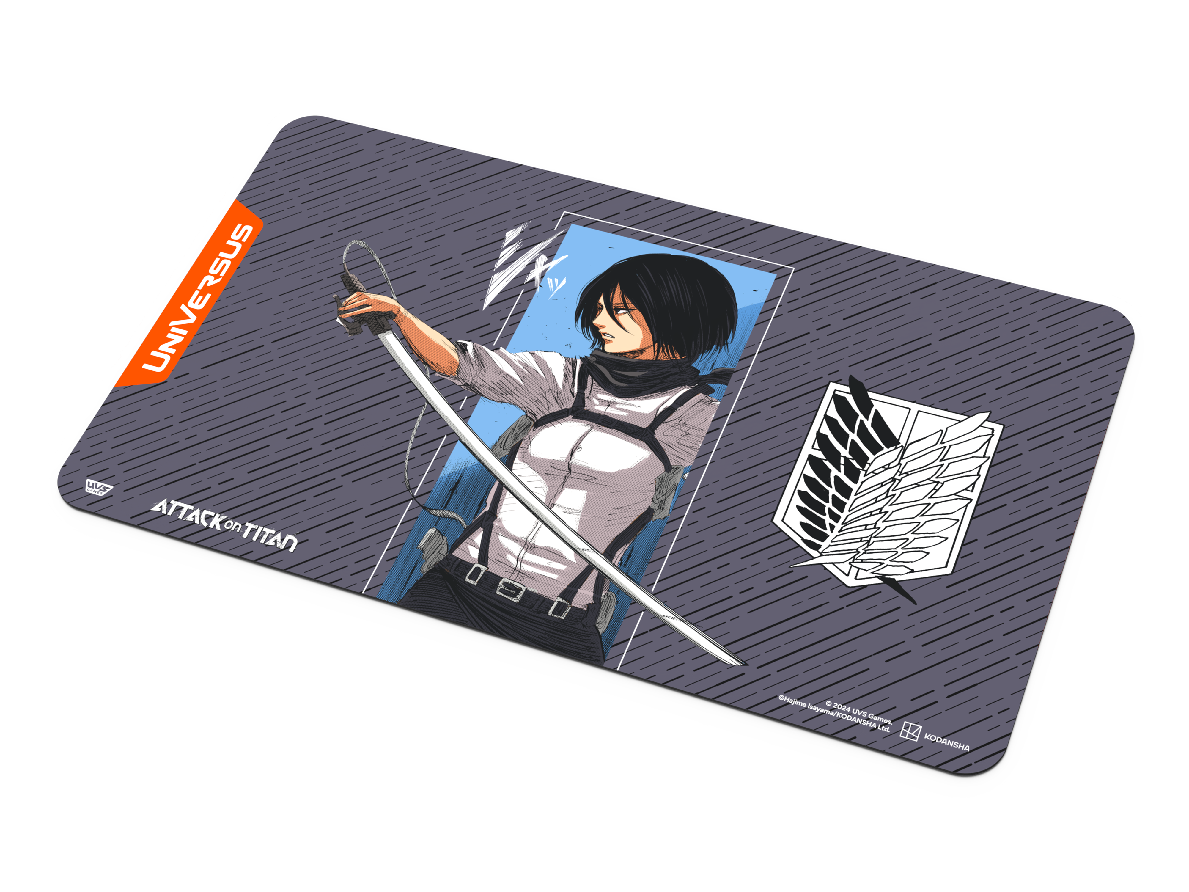 UniVersus CCG: Attack on Titan Battle for Humanity- Mikasa Ackerman Playmat: | 810155271008