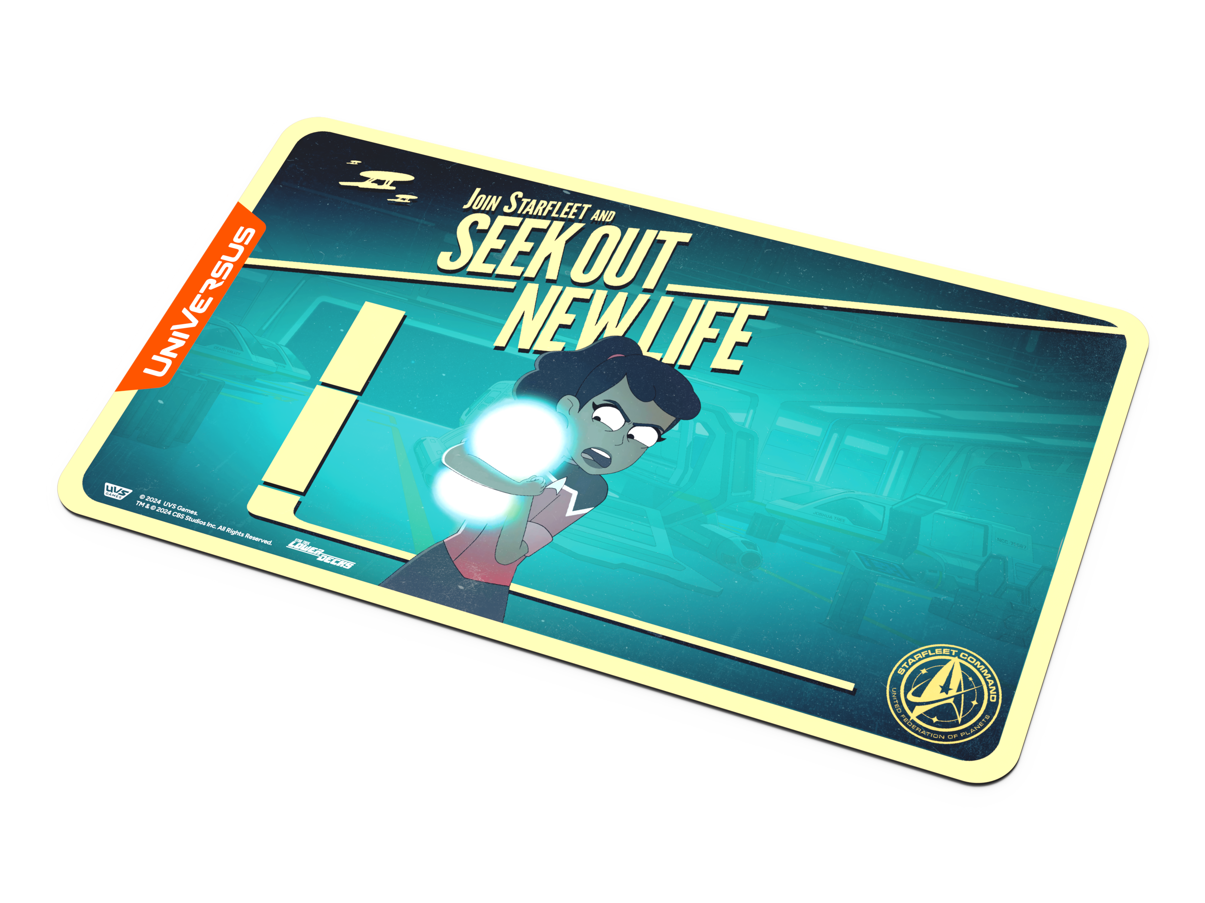 Universus CCG: Star Trek Lower Decks Challenger Series- Mariner Playmat | 810155271916