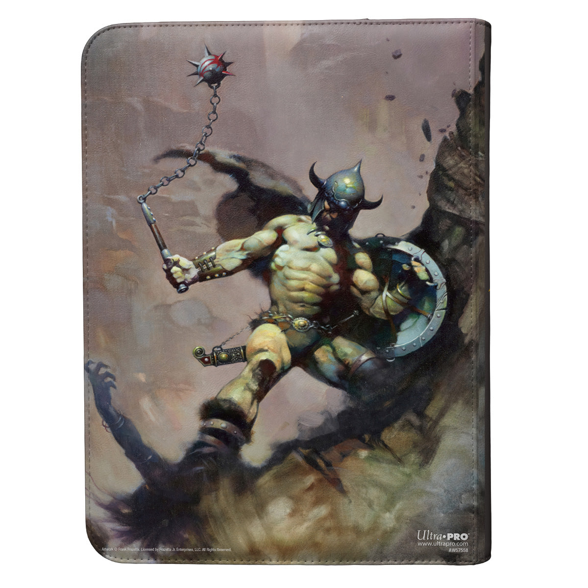 UP ZIP BINDER PRO 9PKT FRANK FRAZETTA WARRIOR WITH BALL AND CHAIN | 744271675300