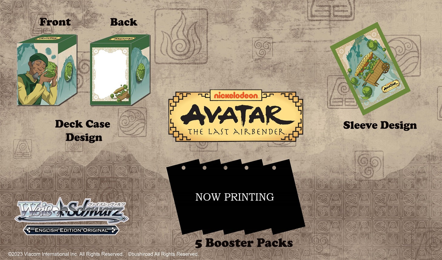 Weiss Schwarz: Avatar the Last Airbender Supply Set | 8885009407669