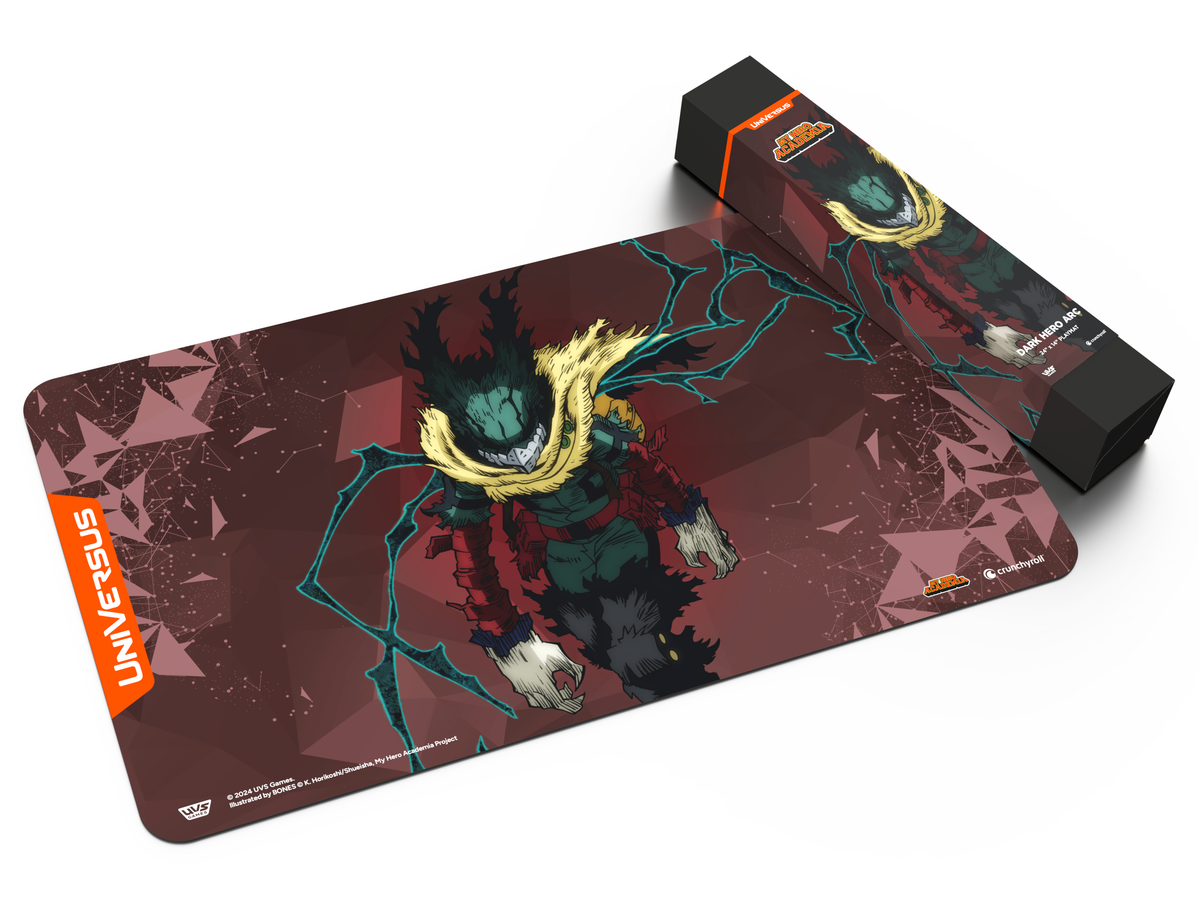 UniVersus CCG: My Hero Academia Dark Hero Arc Challenger Series- Dark Hero Deku Playmat | 810155271268
