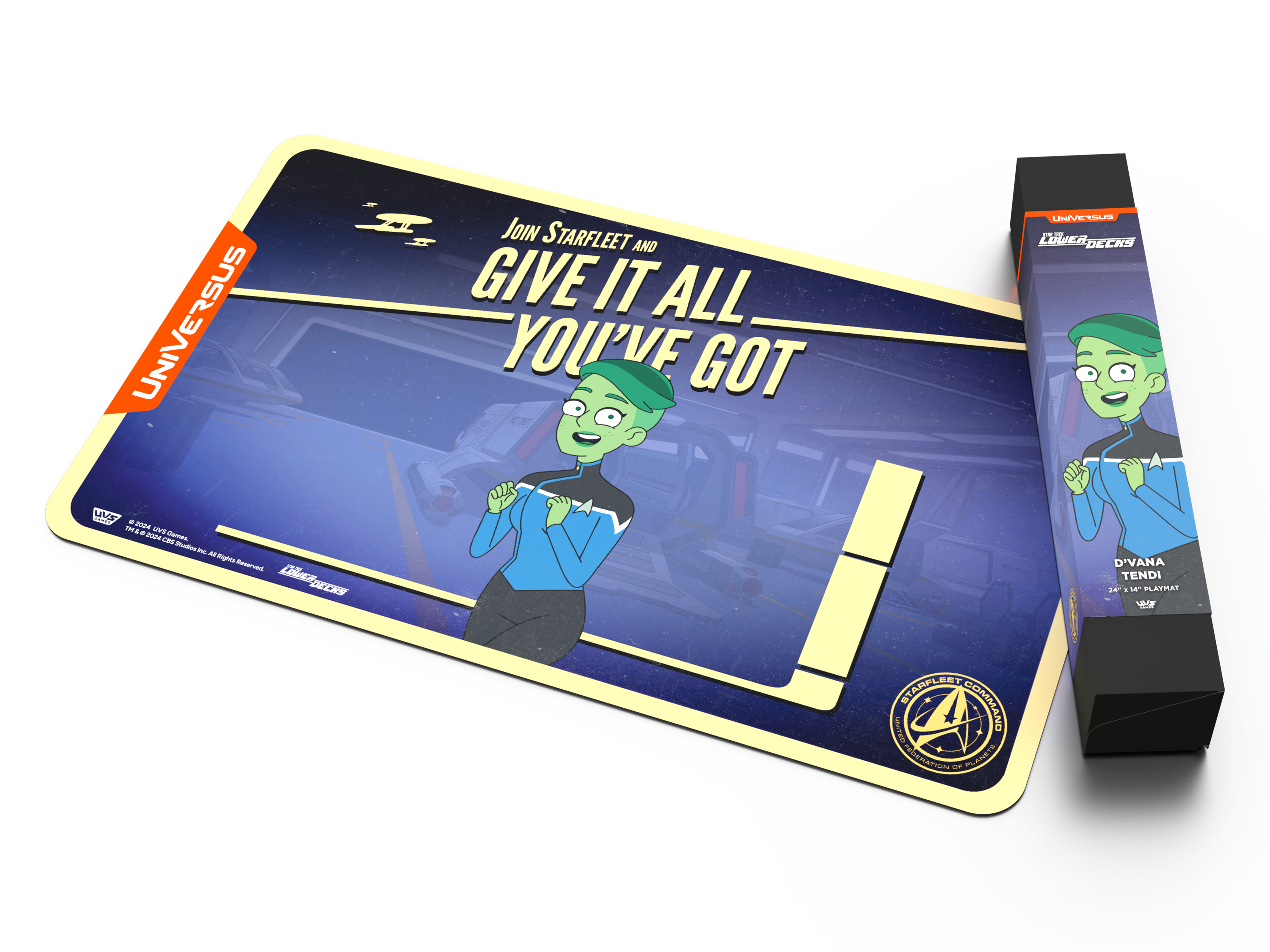 Universus CCG: Star Trek Lower Decks Challenger Series- Tendi Playmat | 810155271954