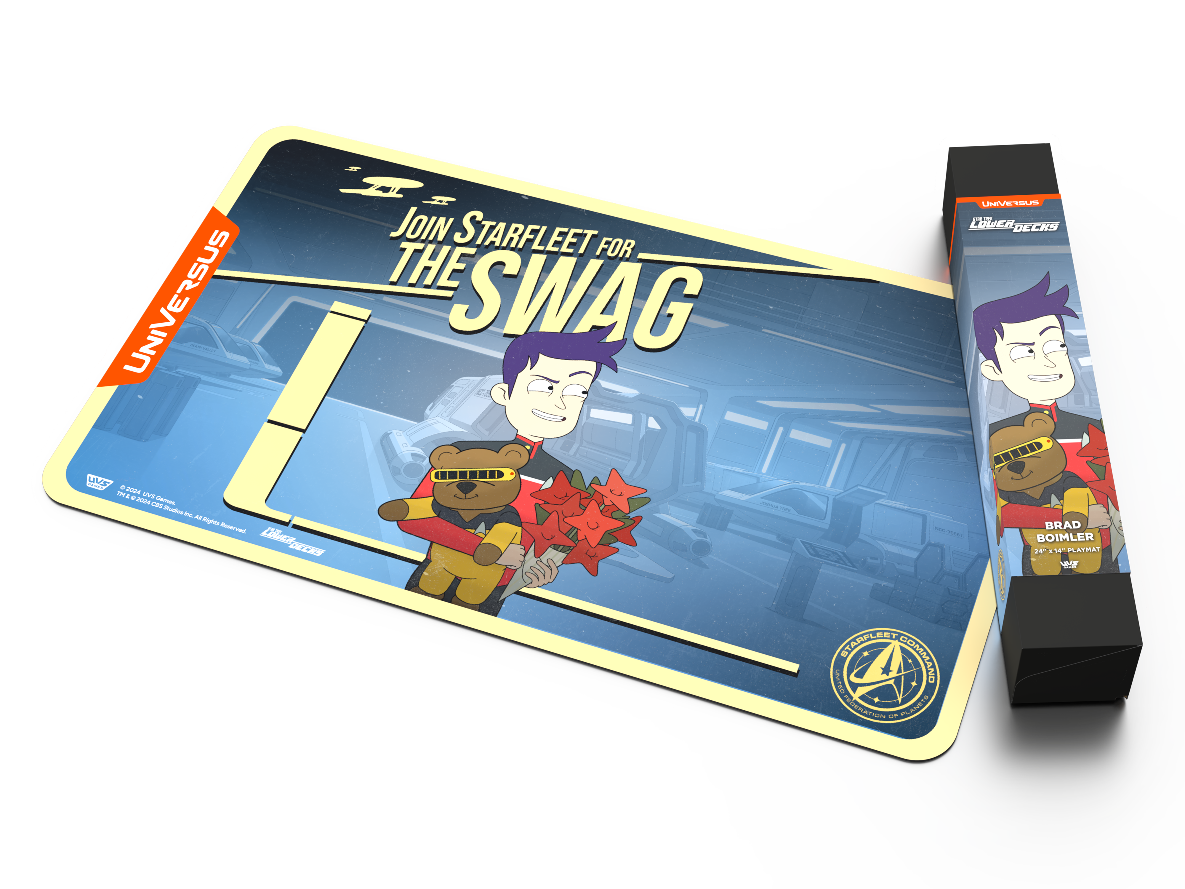 Universus CCG: Star Trek Lower Decks Challenger Series- Boimler Playmat | 810155271947