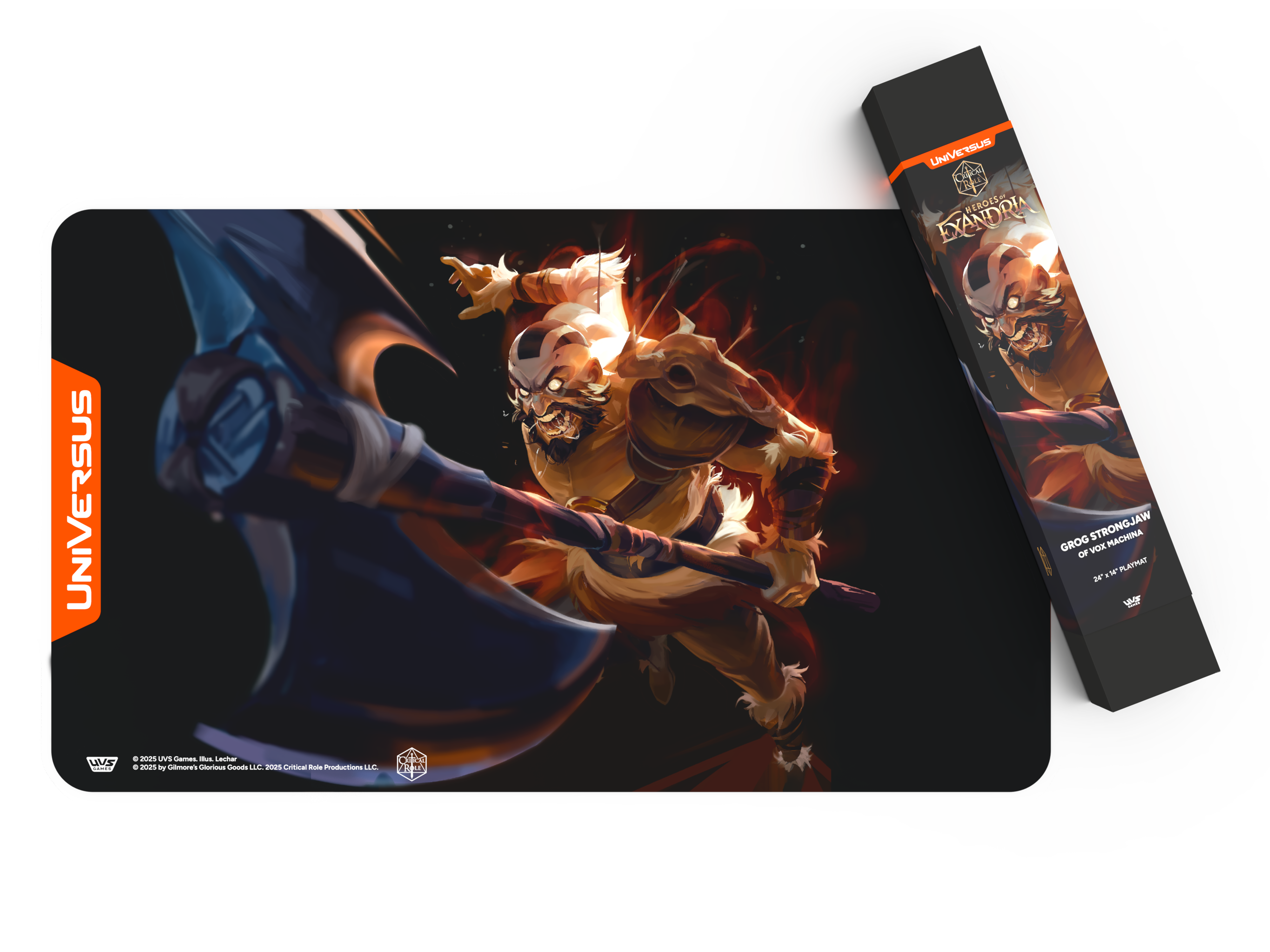 CRITICAL ROLE HEROES OF EXANDRIA PLAYMAT GROG STRONGJAW (6) | 810155272142