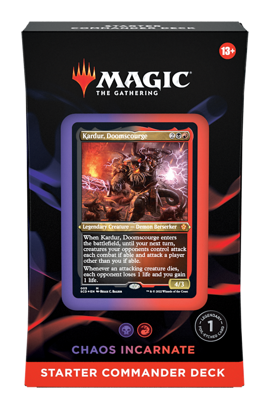 MTG STARTER COMMANDER DECK | 00195166134543