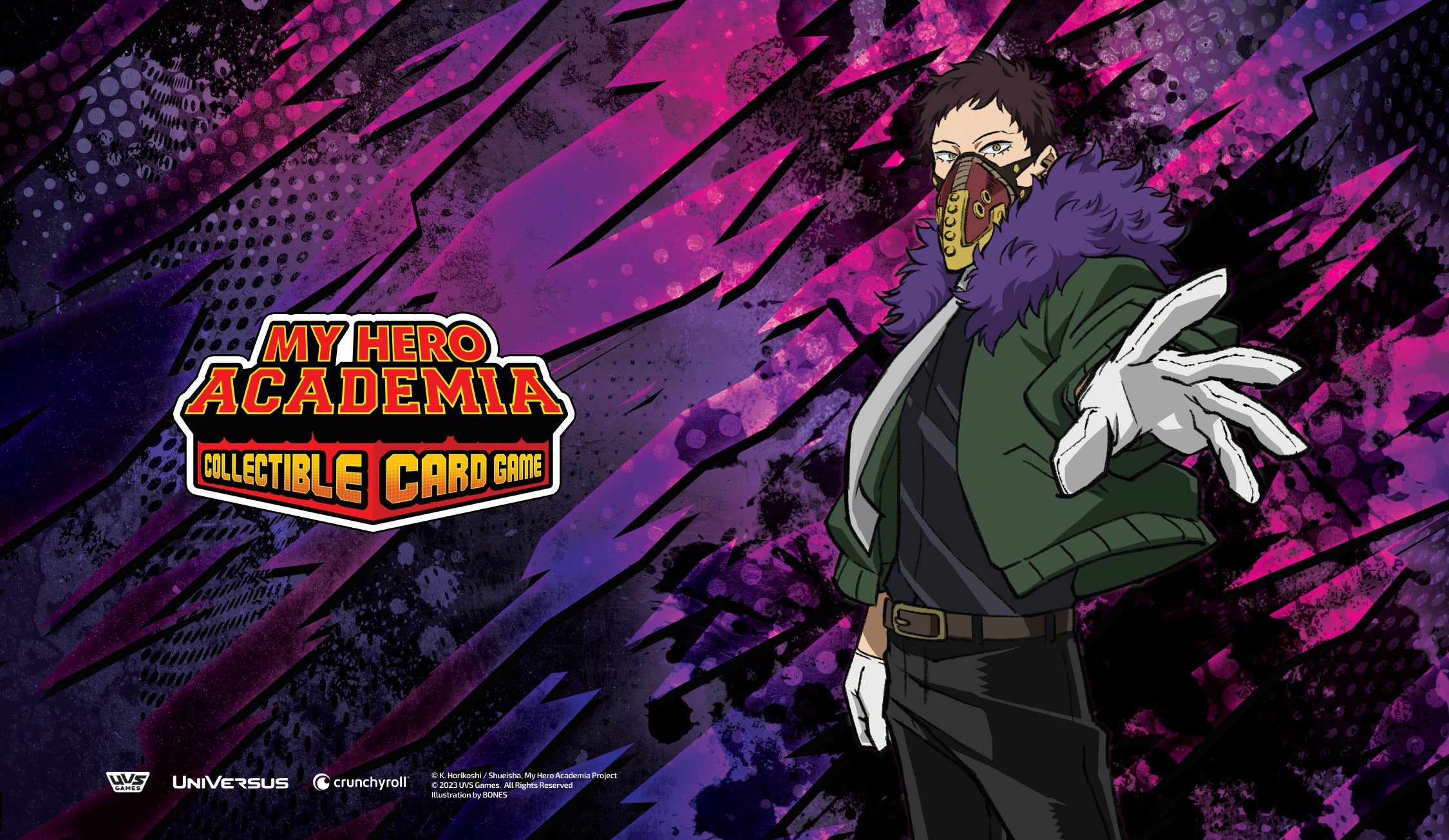 UniVersus CCG: Set 6- My Hero Academia Jet Burn- Overhaul Playmat | 850034738567