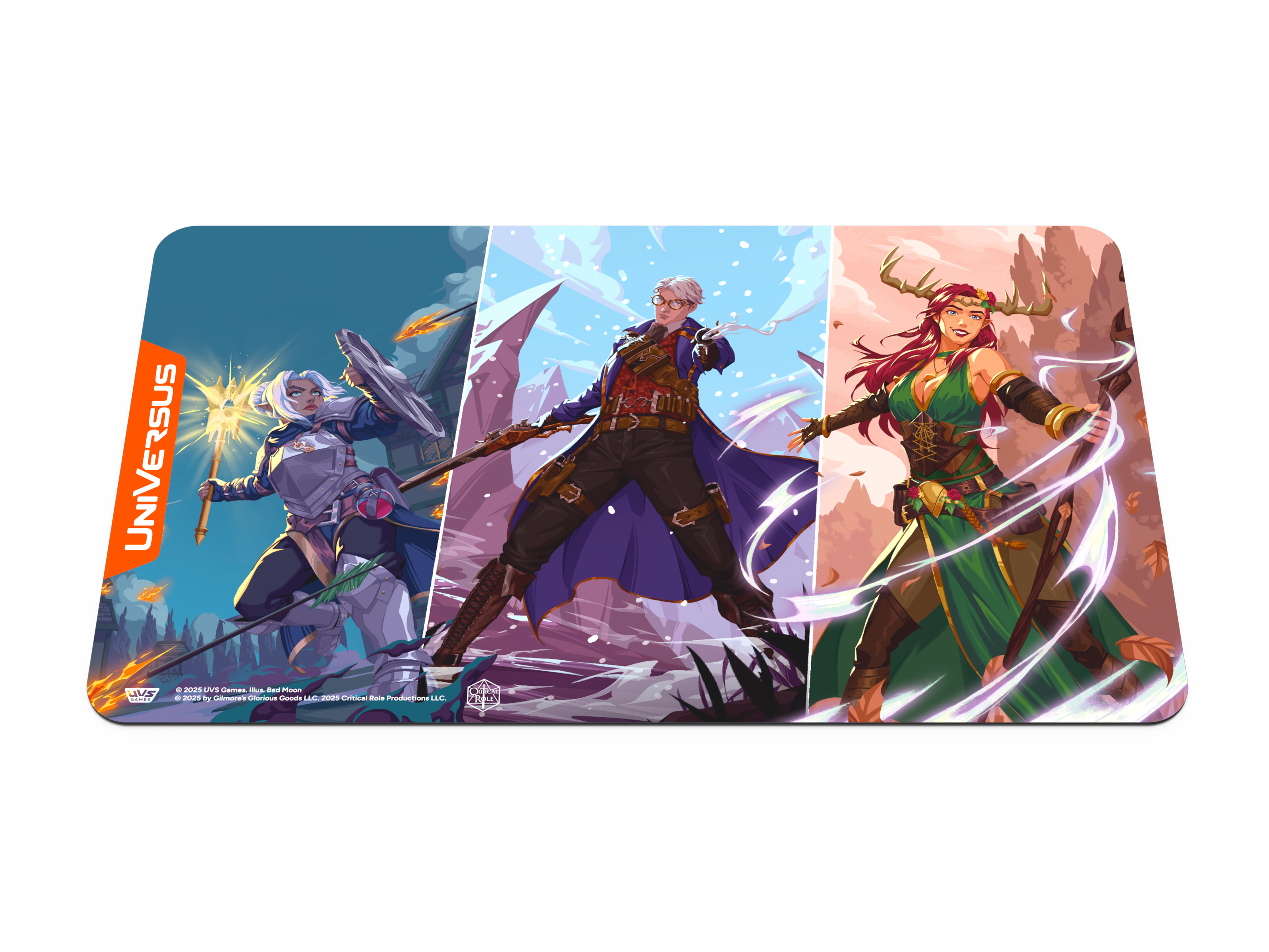 CRITICAL ROLE HEROES OF EXANDRIA PLAYMAT PIKE, PERCIVAL, KEYLETH (6) | 810155272159