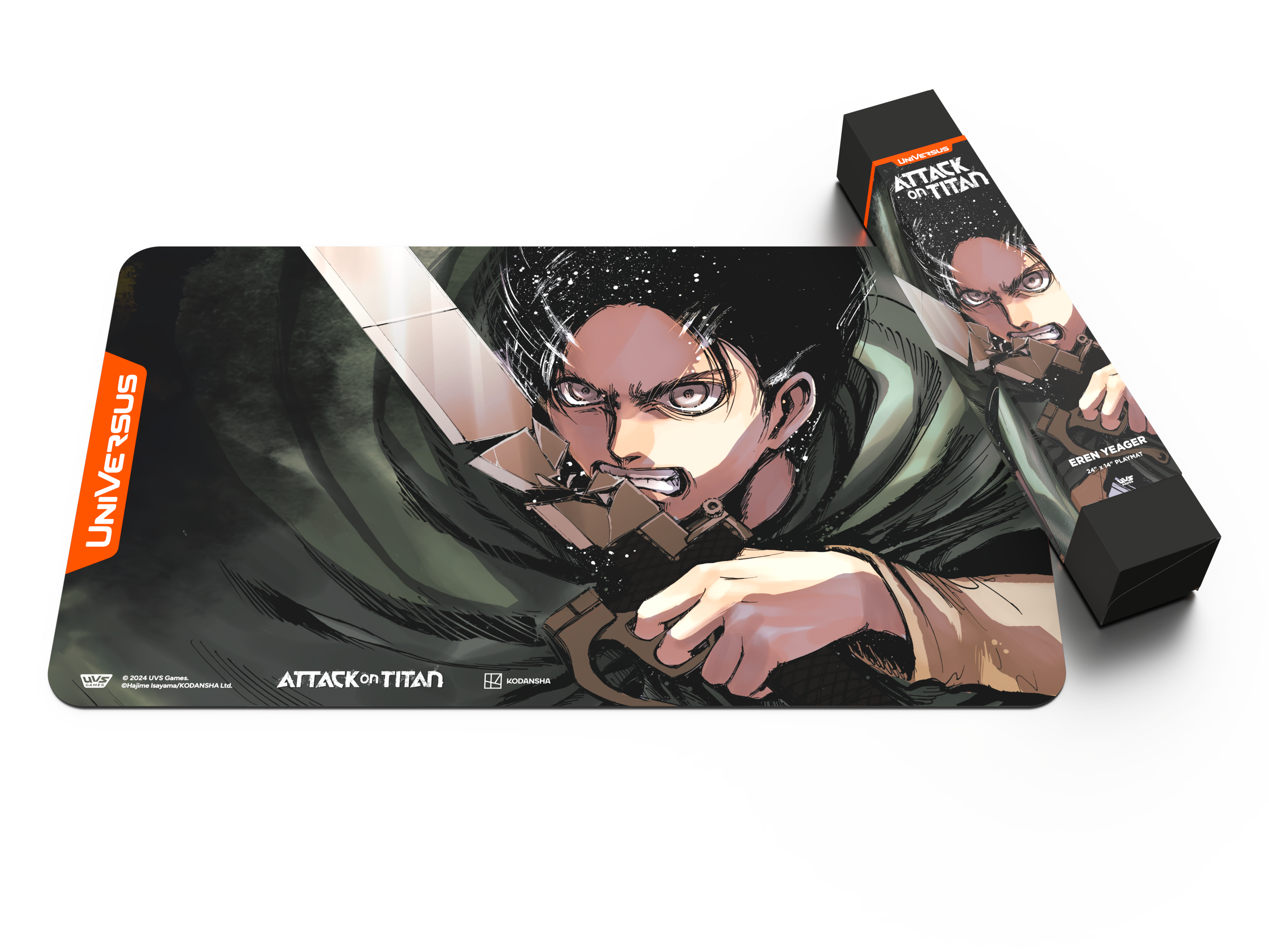 UniVersus CCG: Attack on Titan Battle for Humanity- Eren Yeager Playmat: | 810155270995