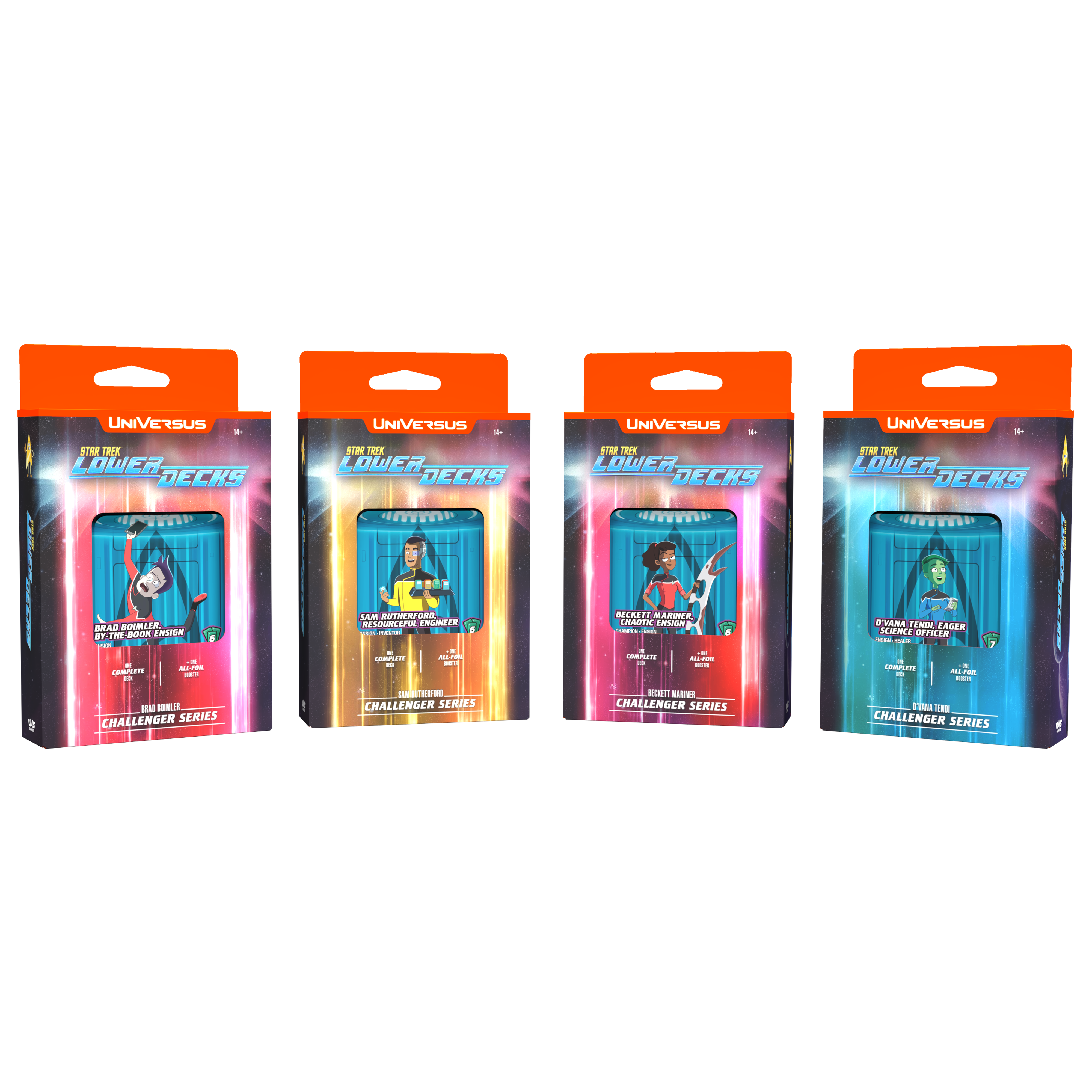 UniVersus CCG: Challenger Series Display- Star Trek Lower Decks Display | 810155271343