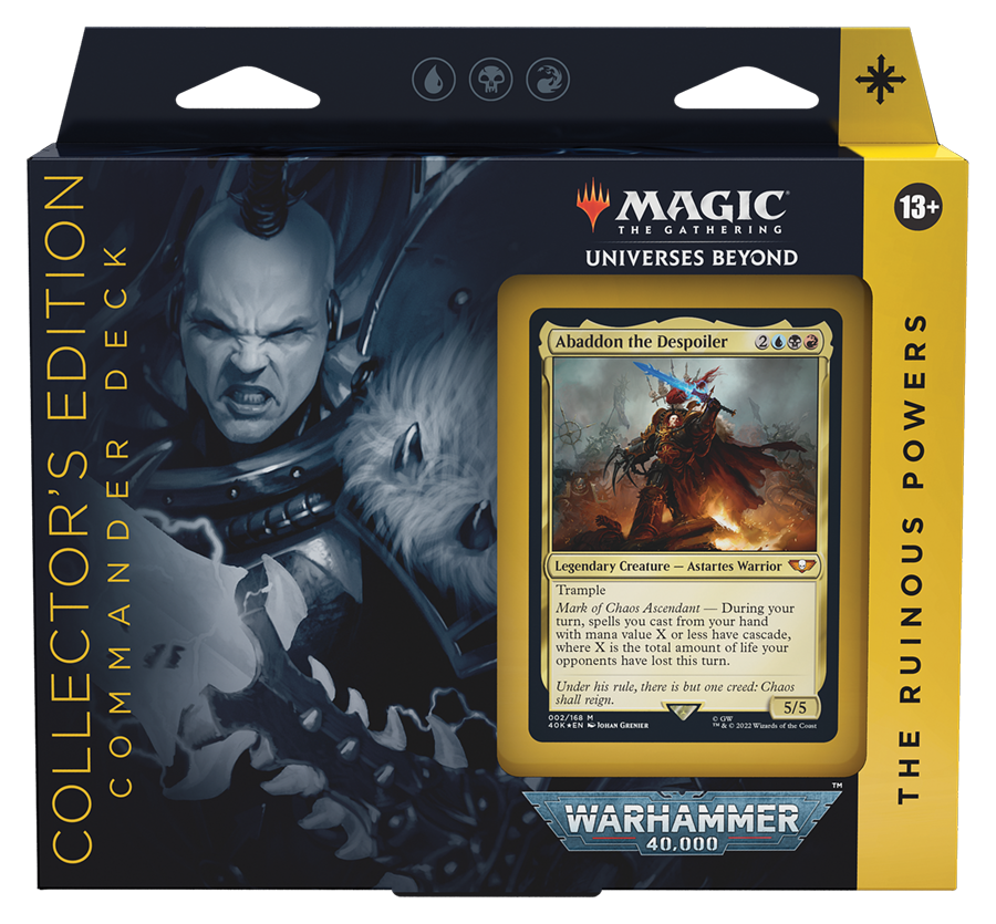 MTG WARHAMMER 40000 COMMANDER COLLECTOR ED DECK | 00195166173450
