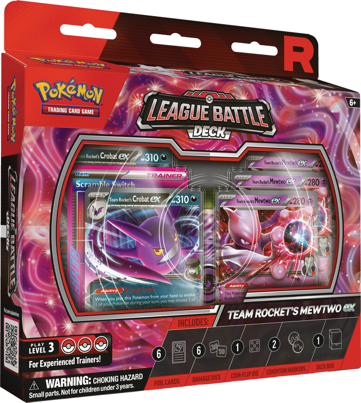 POKEMON FRENCH LEAGUE BATTLE DECK TEAM ROCKETS MEWTWO EX | 196214118904
