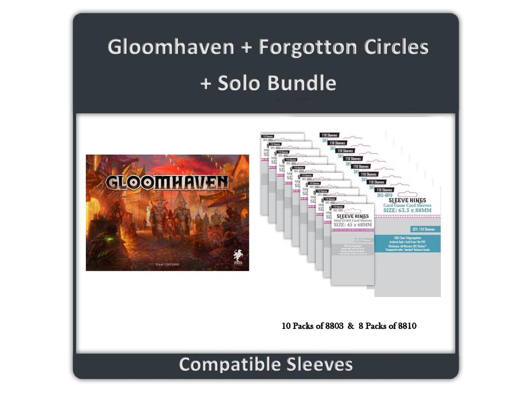 SK SLEEVE BUNDLE GLOOMHAVEN/FORGOTTEN CIRCLES | 080149928625