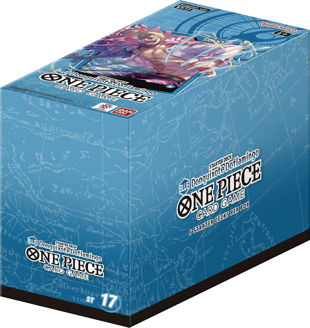 ONE PIECE CG ST17 STARTER DISPLAY (BLUE) - DONQUIXOTE DOFLAMINGO | 810059787162