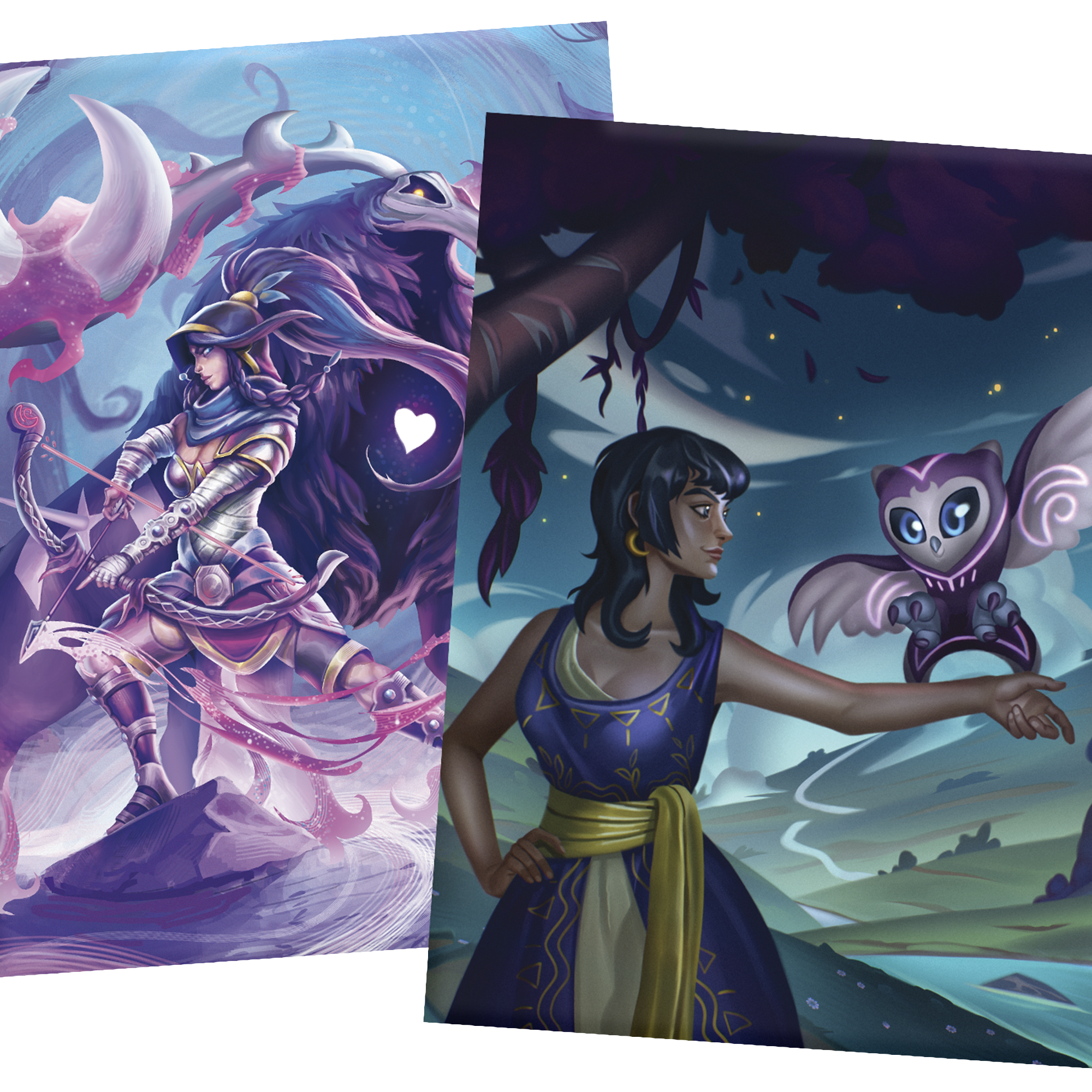 ELESTRALS LIFESTREAM CARD SLEEVES POSTHUMOOSE CHAMPION OF ARTEMIS